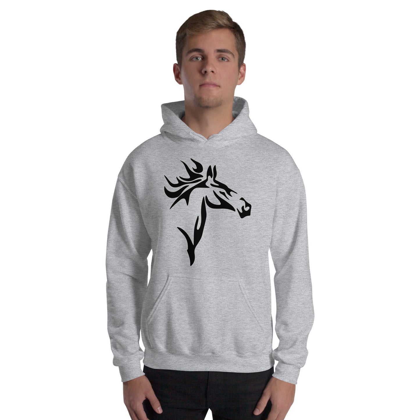 Horse with the Flaming Mane Unisex Hoodie