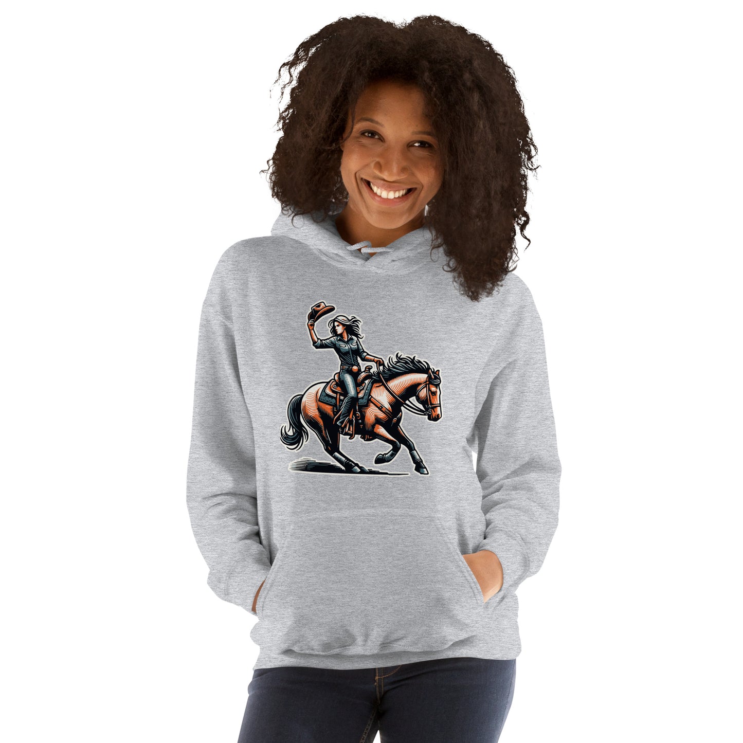 Cowgirl Yeehaw! Unisex Hoodie