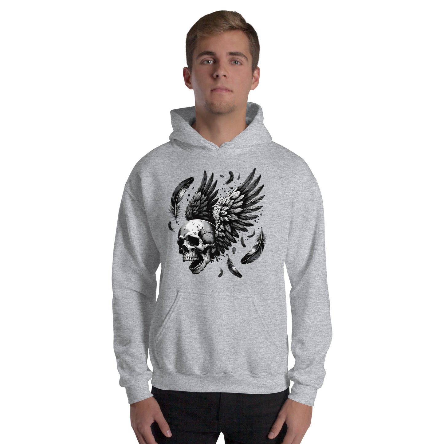 Flying Skull Unisex Hoodie