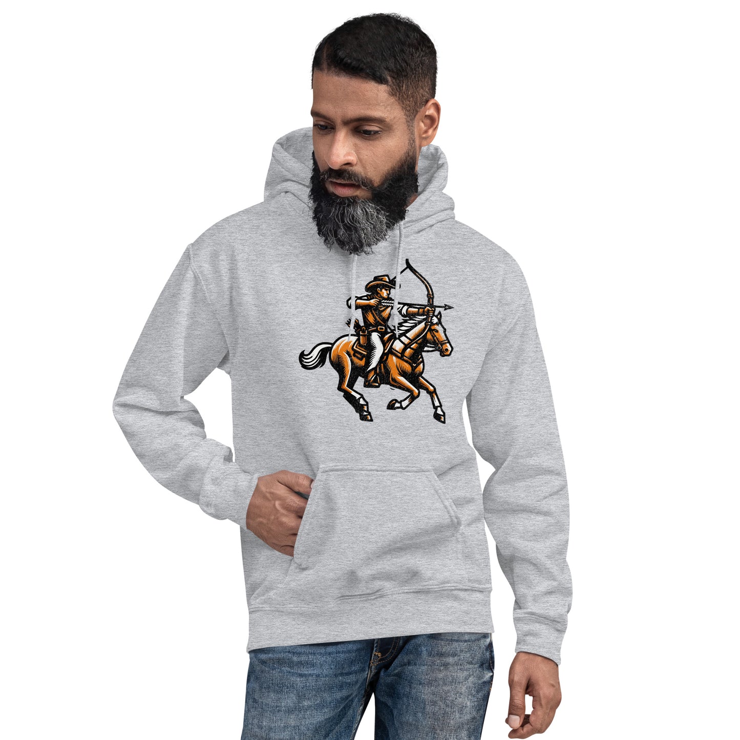 Cowboy Archer Unisex Hoodie