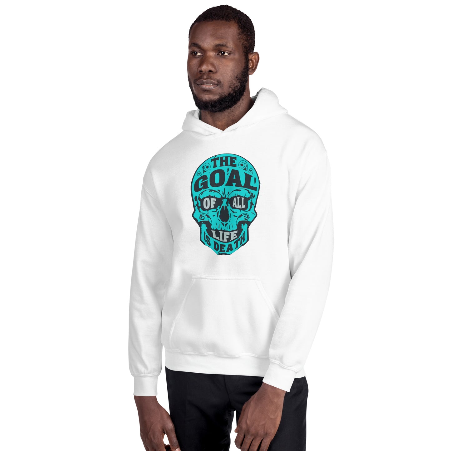 Skull of Death Azul Unisex Hoodie