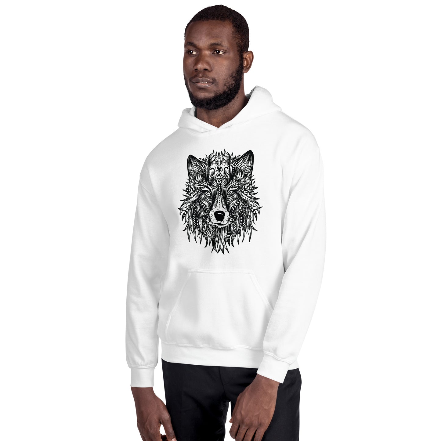 Wolf Mandala Unisex Hoodie