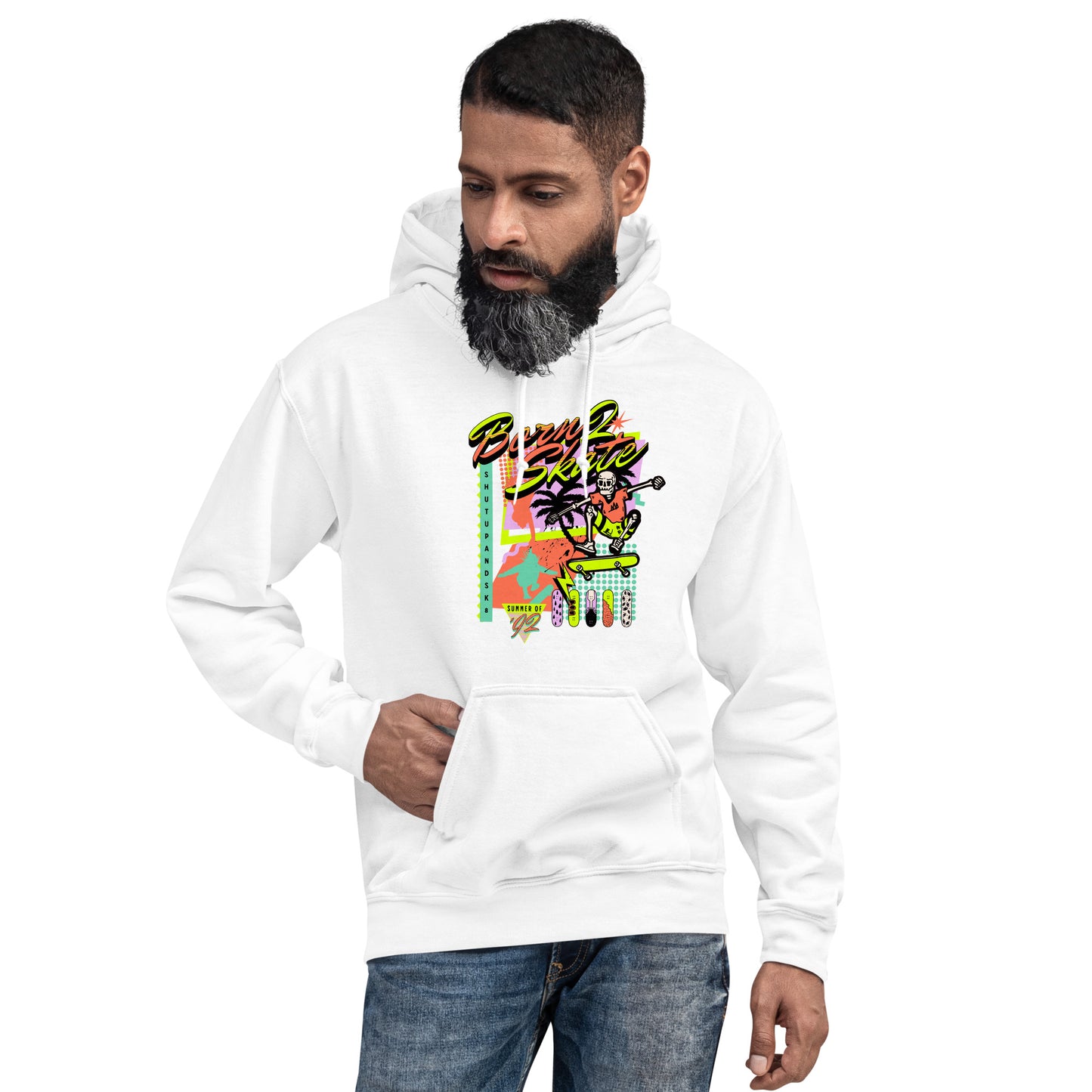 Born 2 Skate Unisex Hoodie