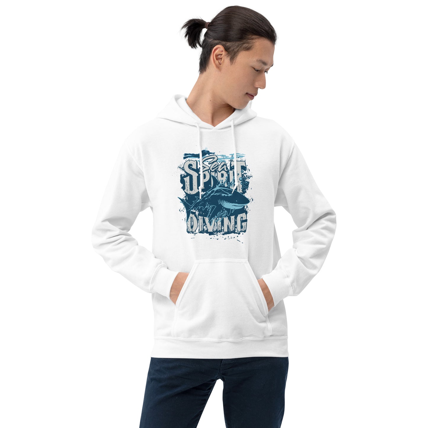 Scuba Shark Sea Spirit Diving Unisex Hoodie