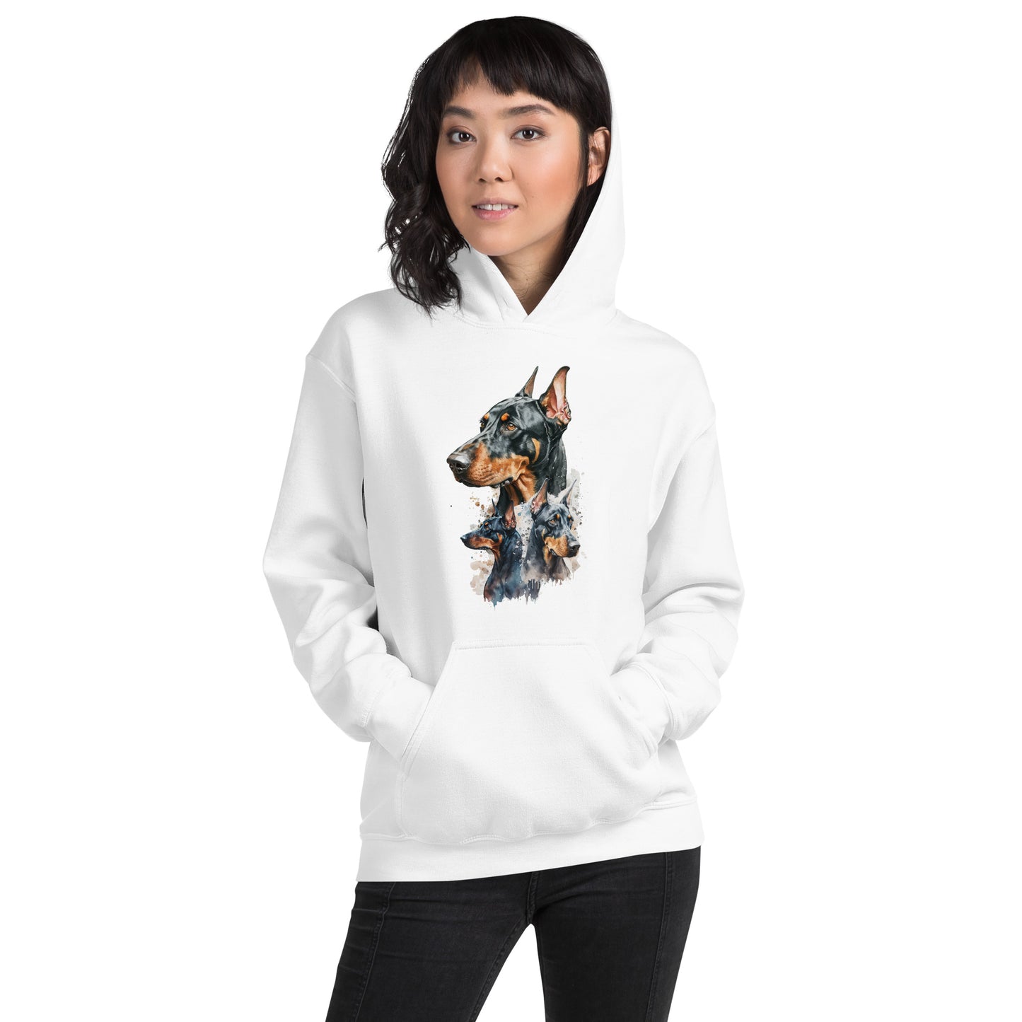 Doberman Pincers Unisex Hoodie