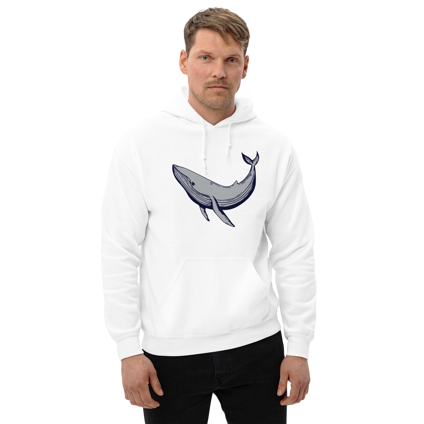 Grey Whale Unisex Hoodie