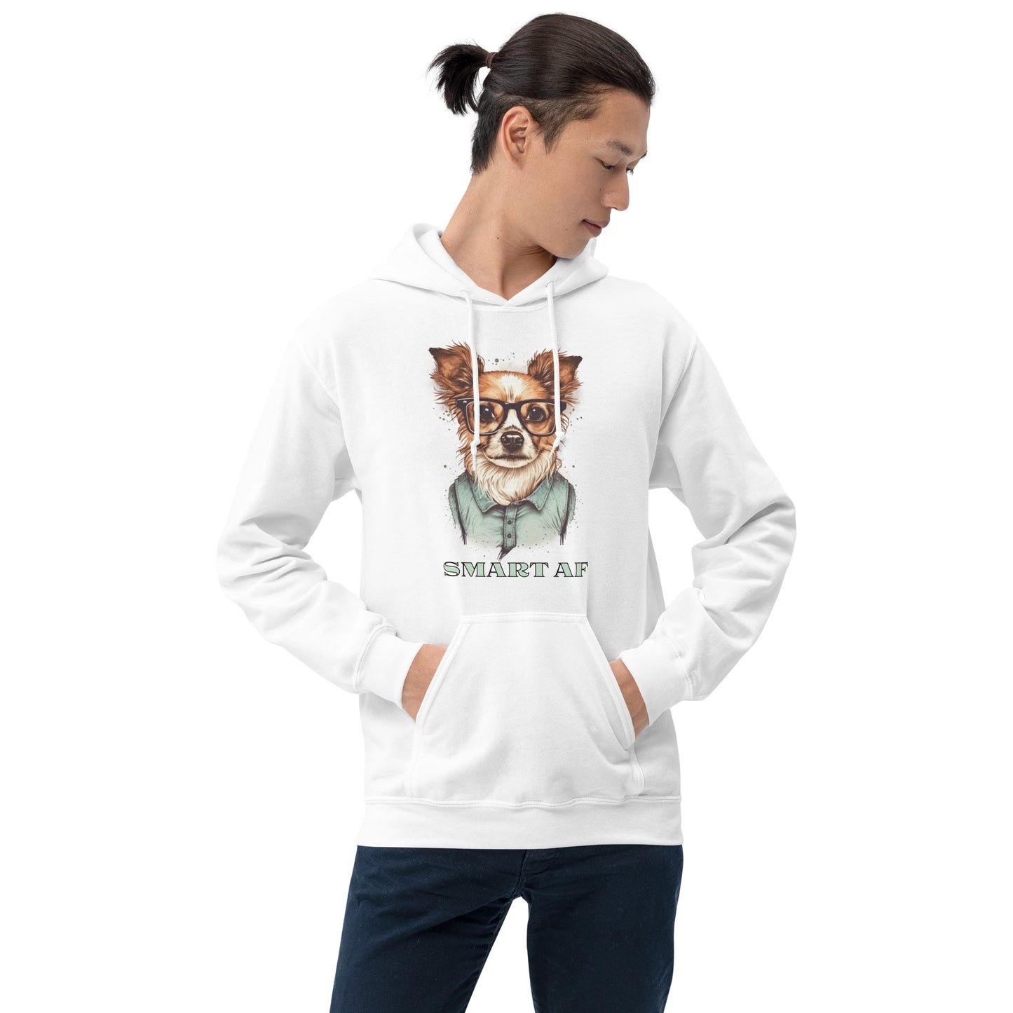 Smart AF Dog Unisex Hoodie