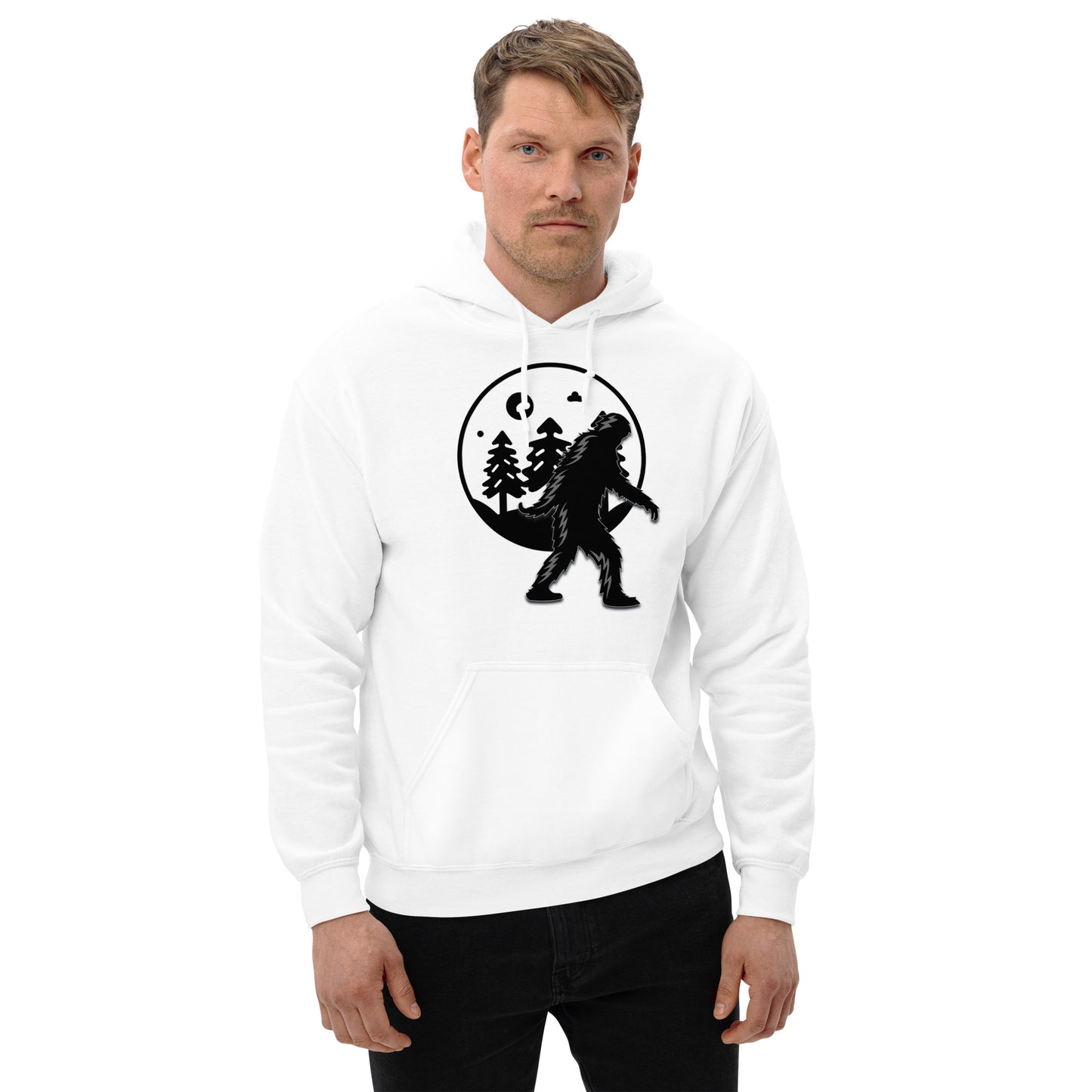 Sasquatch in the Moonlight Unisex Hoodie