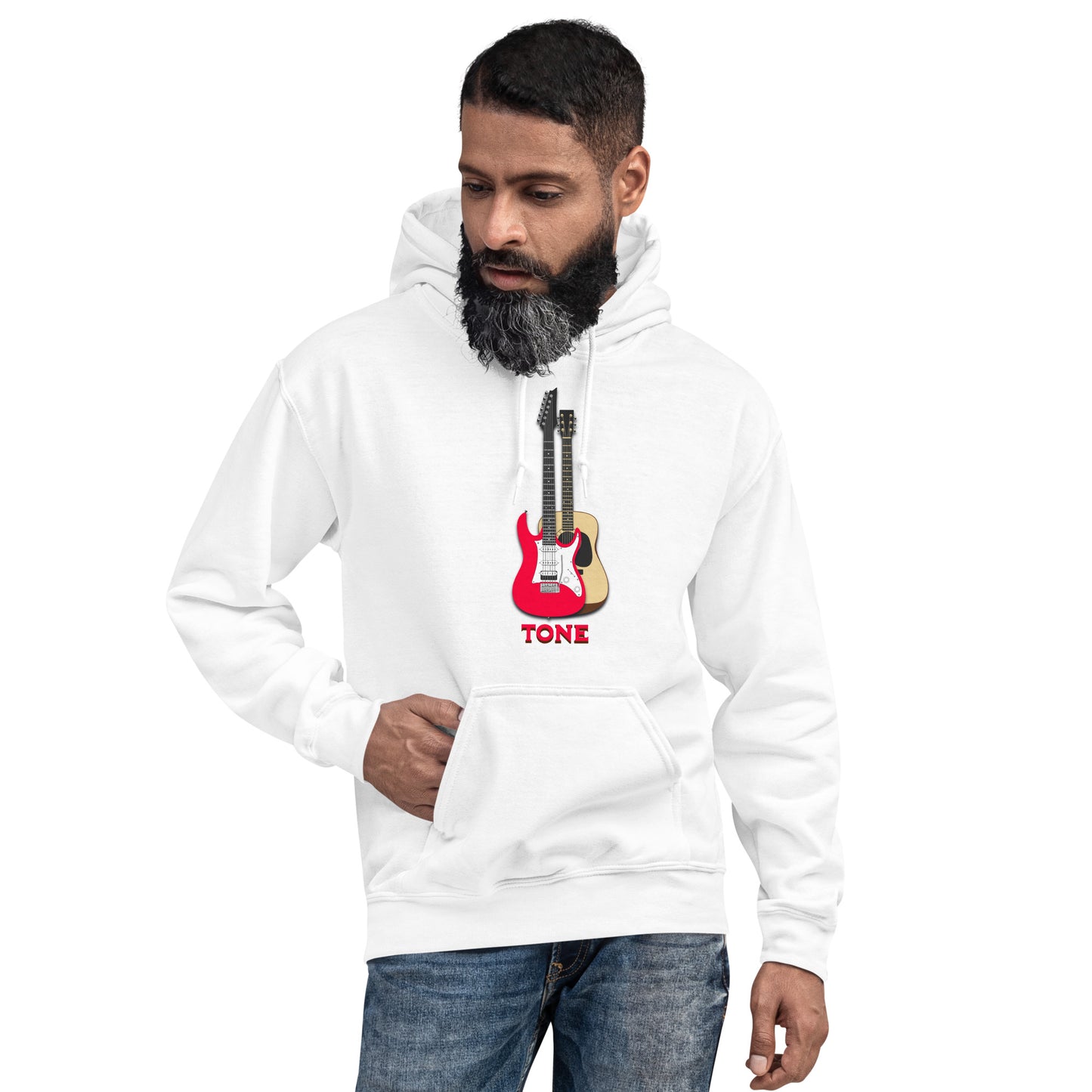 Two Tone Guitars Unisex Hoodie