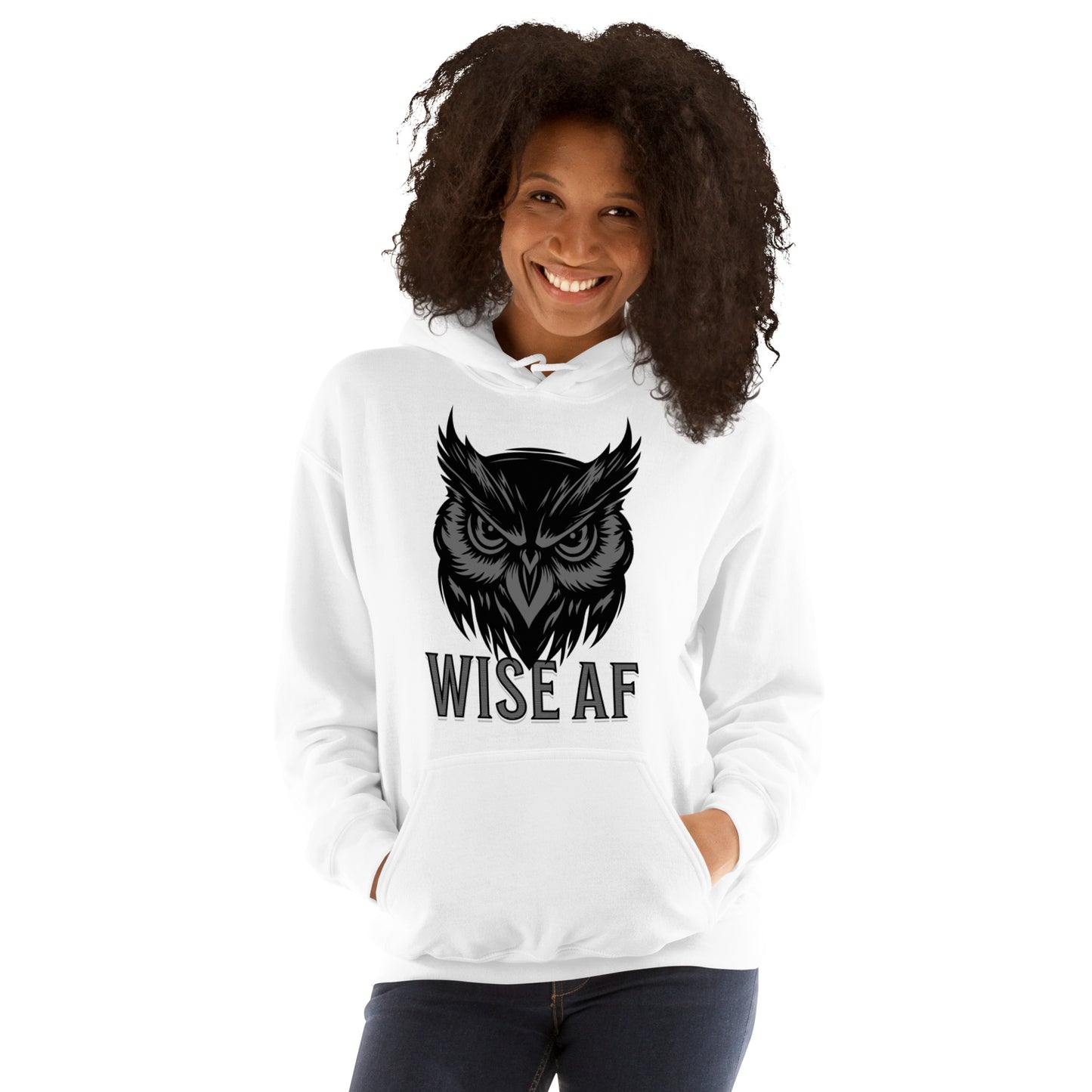 Wise AF Owl Unisex Hoodie