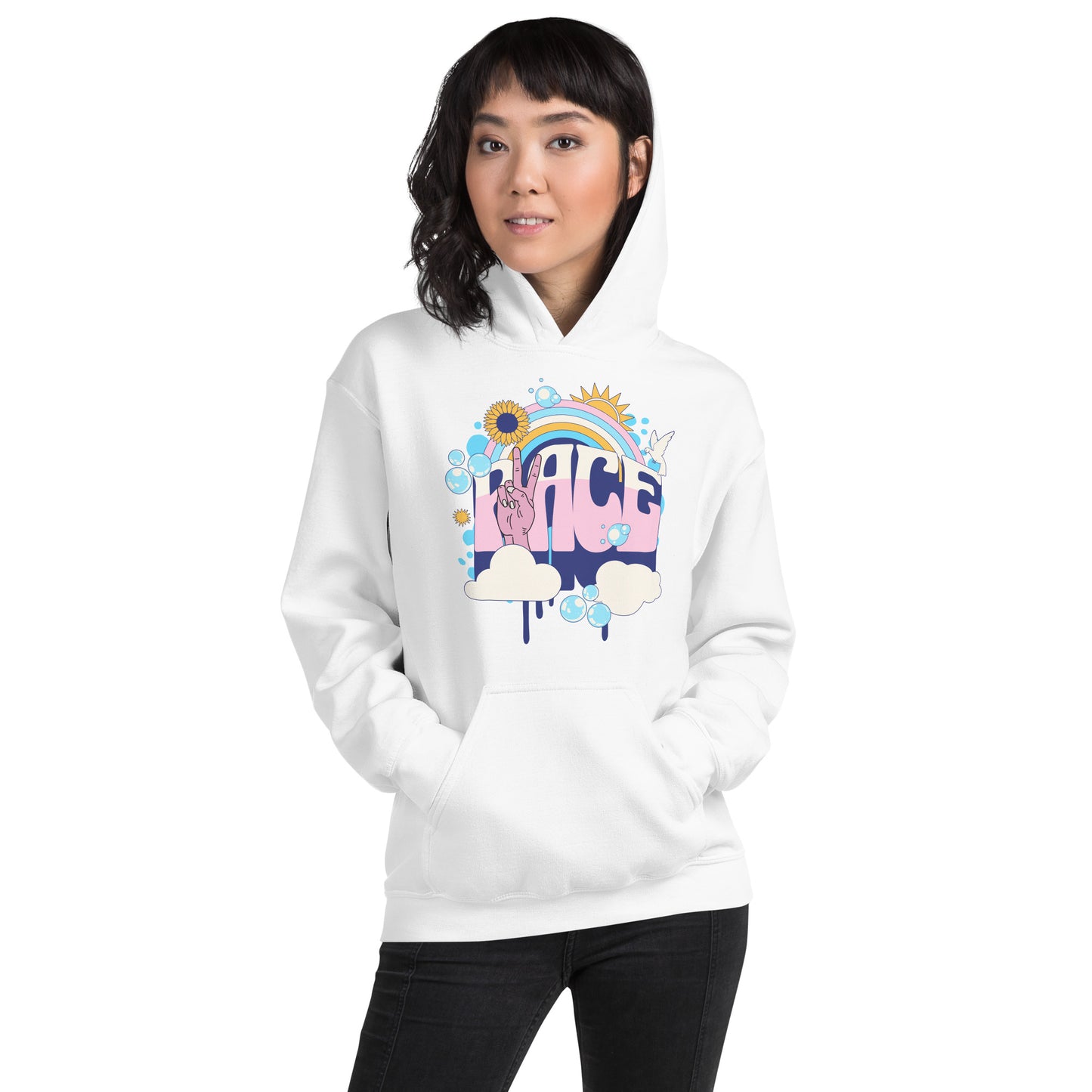 Peace Rainbow Unisex Hoodie