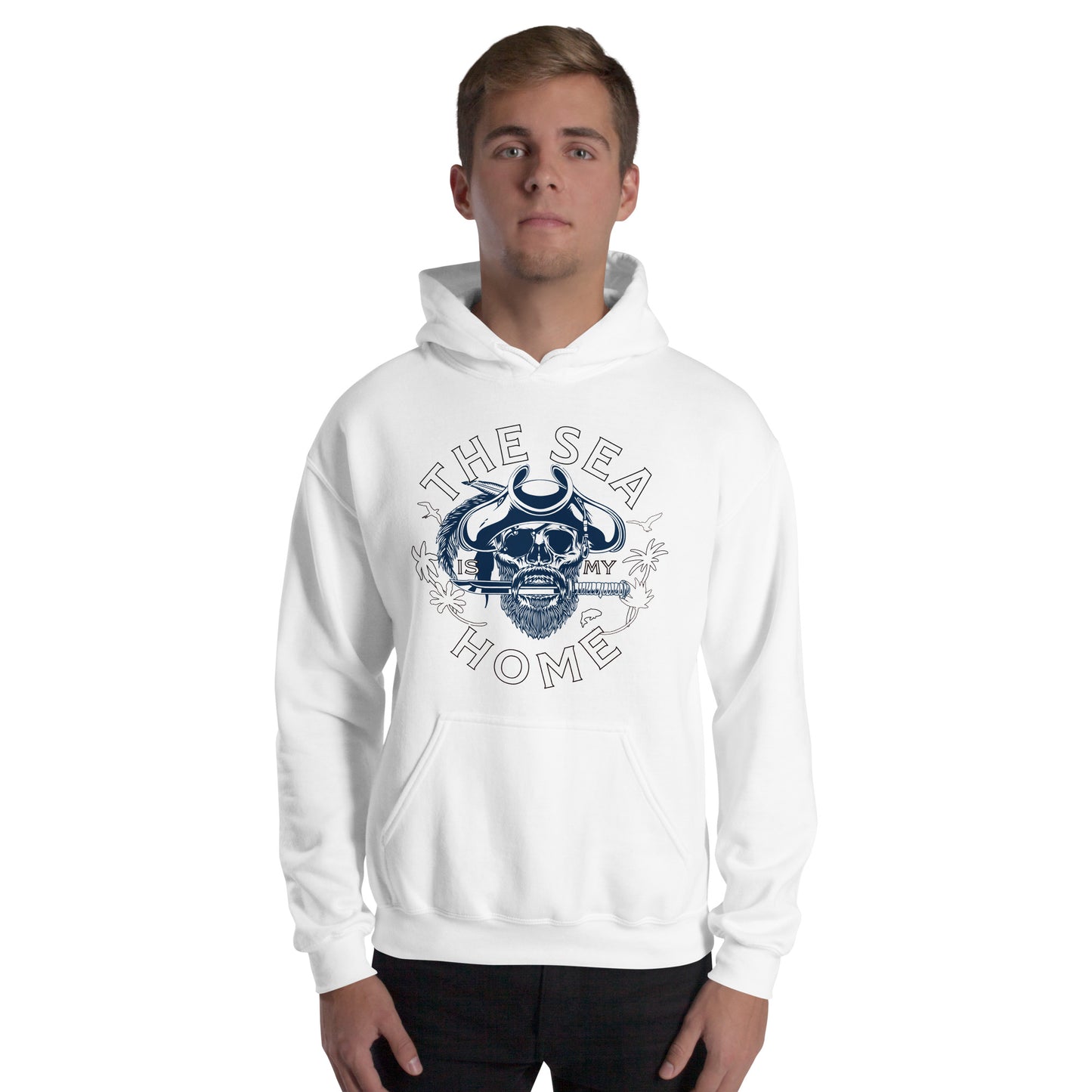 The Sea is My Home Pirate Unisex Hoodie