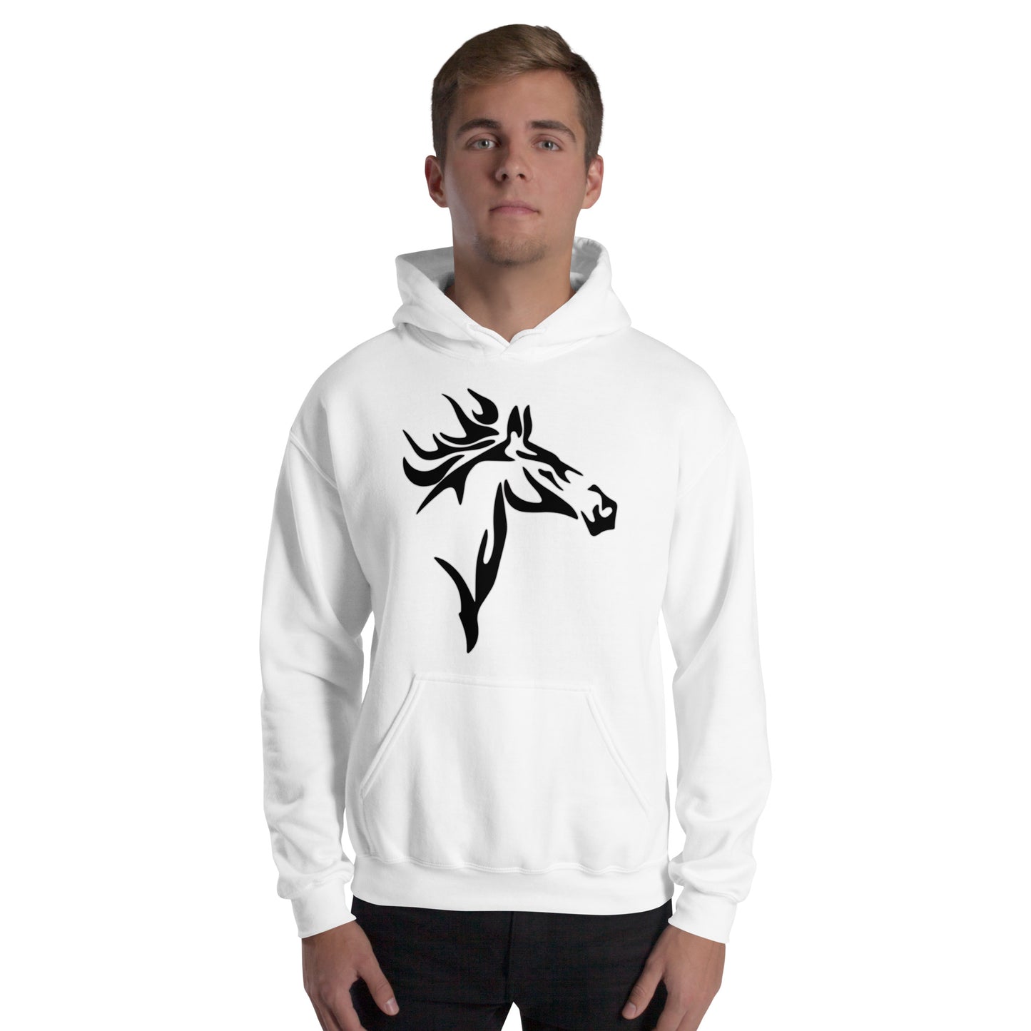 Horse with the Flaming Mane Unisex Hoodie