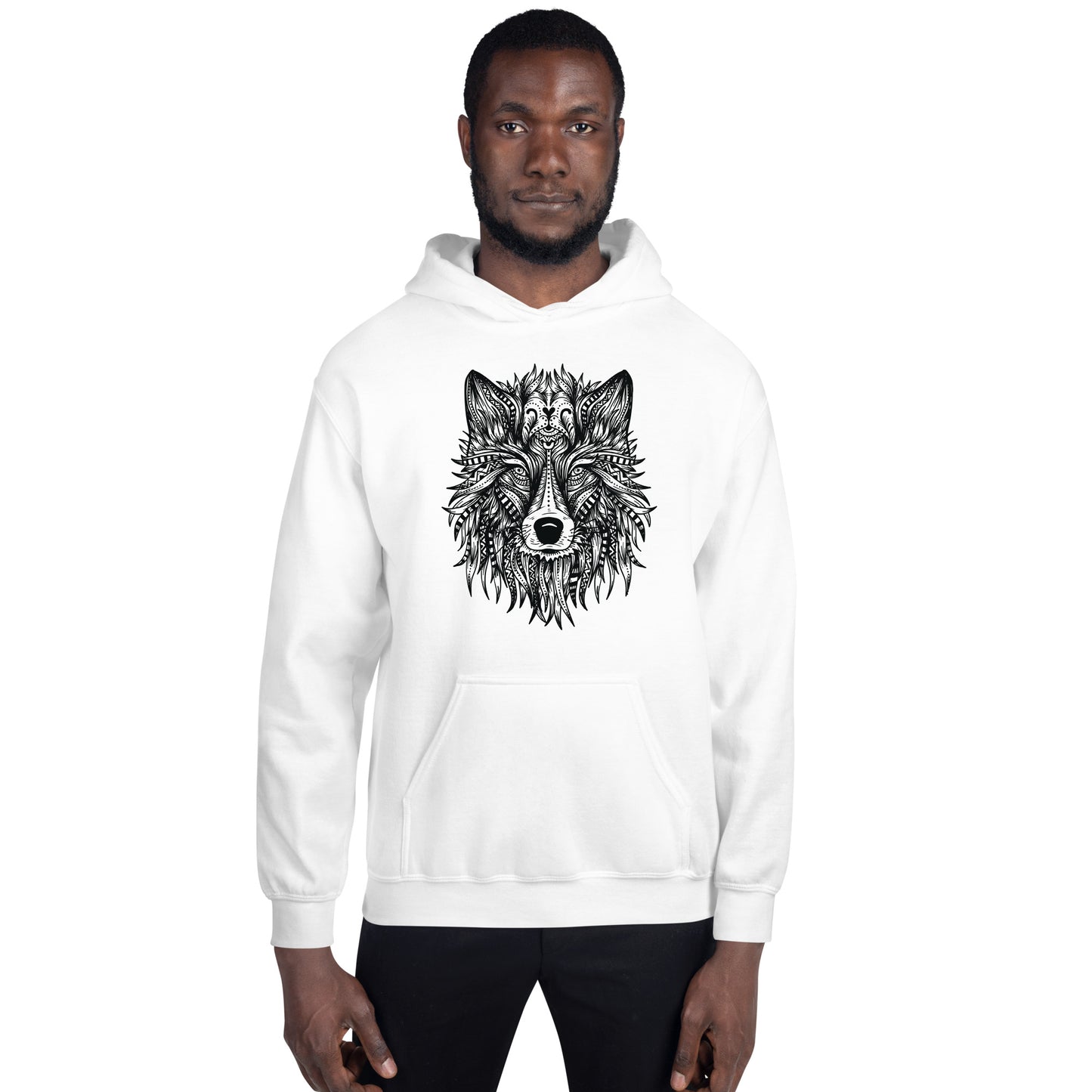 Wolf Mandala Unisex Hoodie