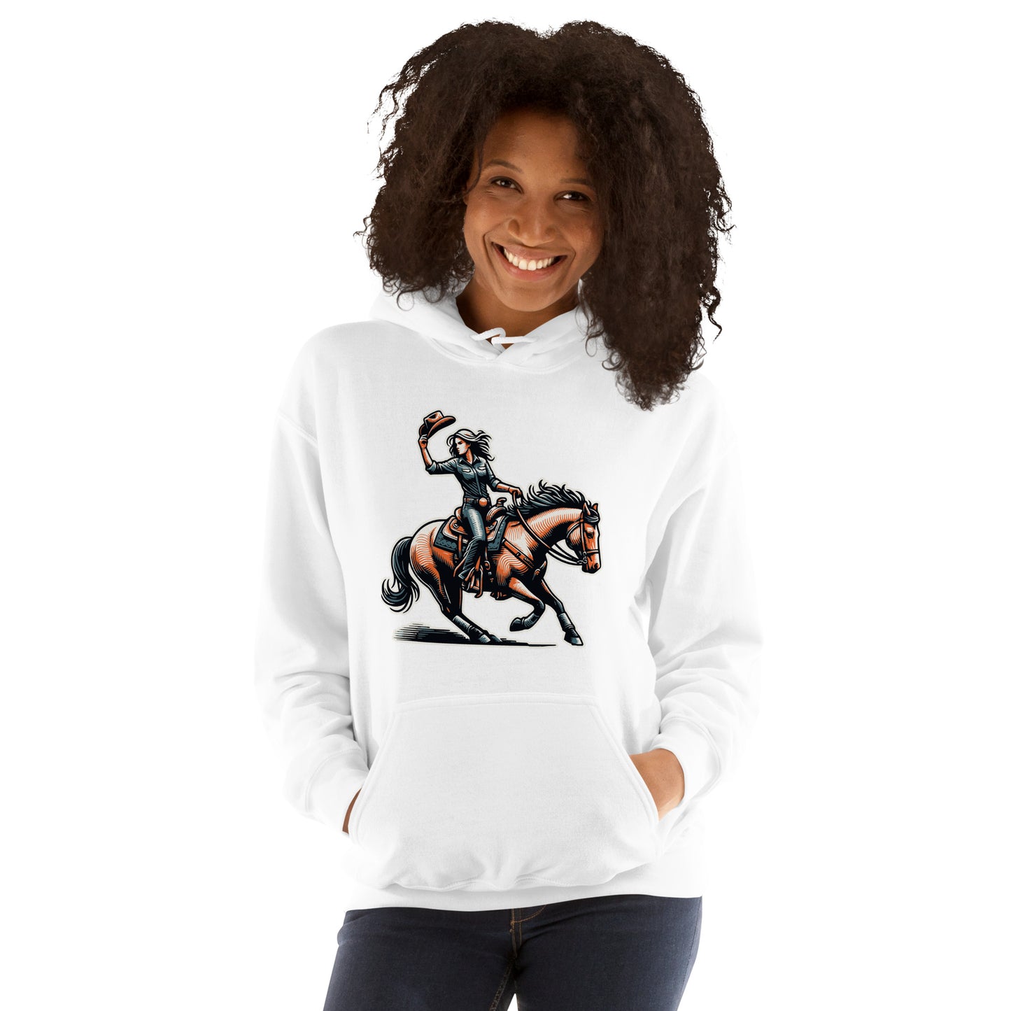 Cowgirl Yeehaw! Unisex Hoodie