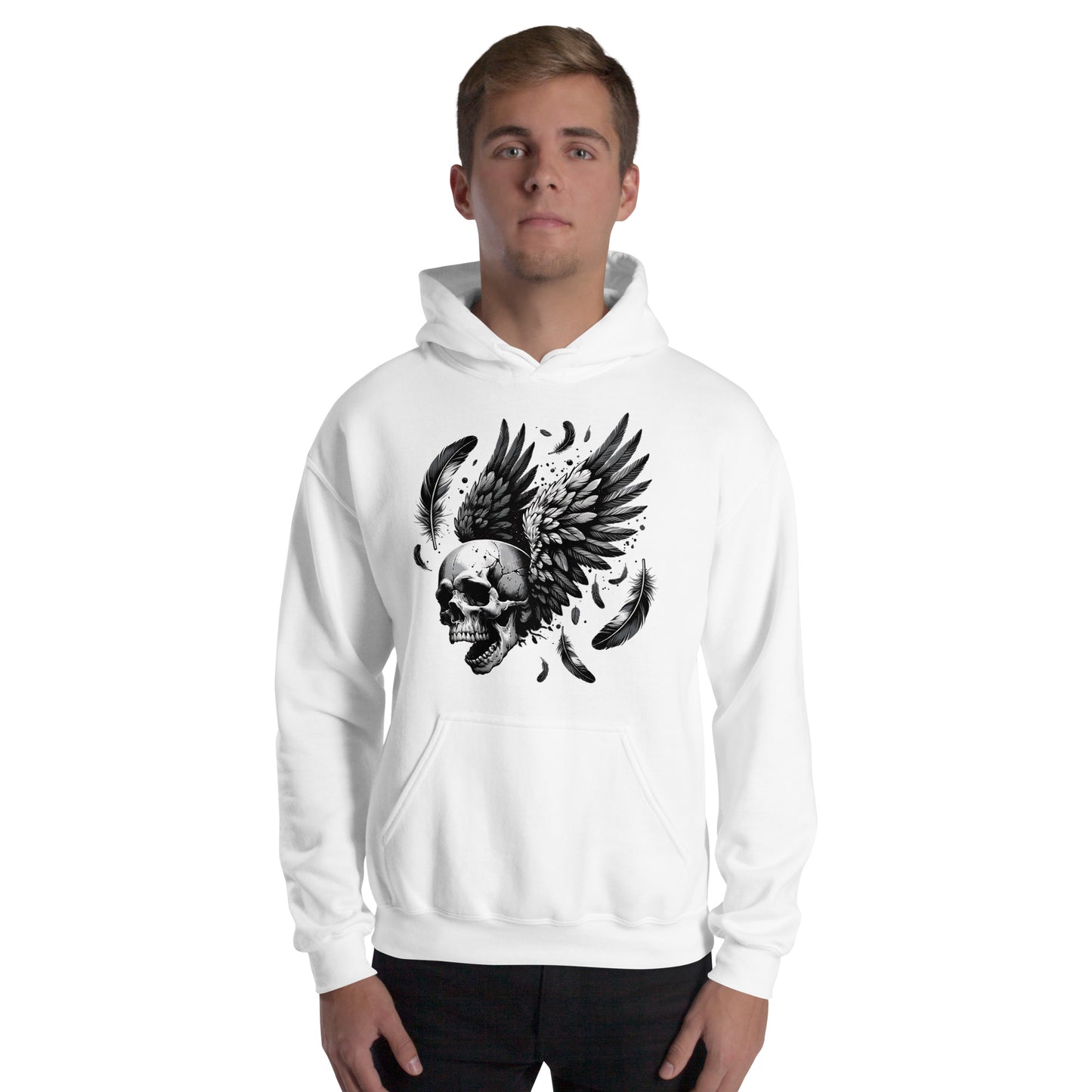 Flying Skull Unisex Hoodie