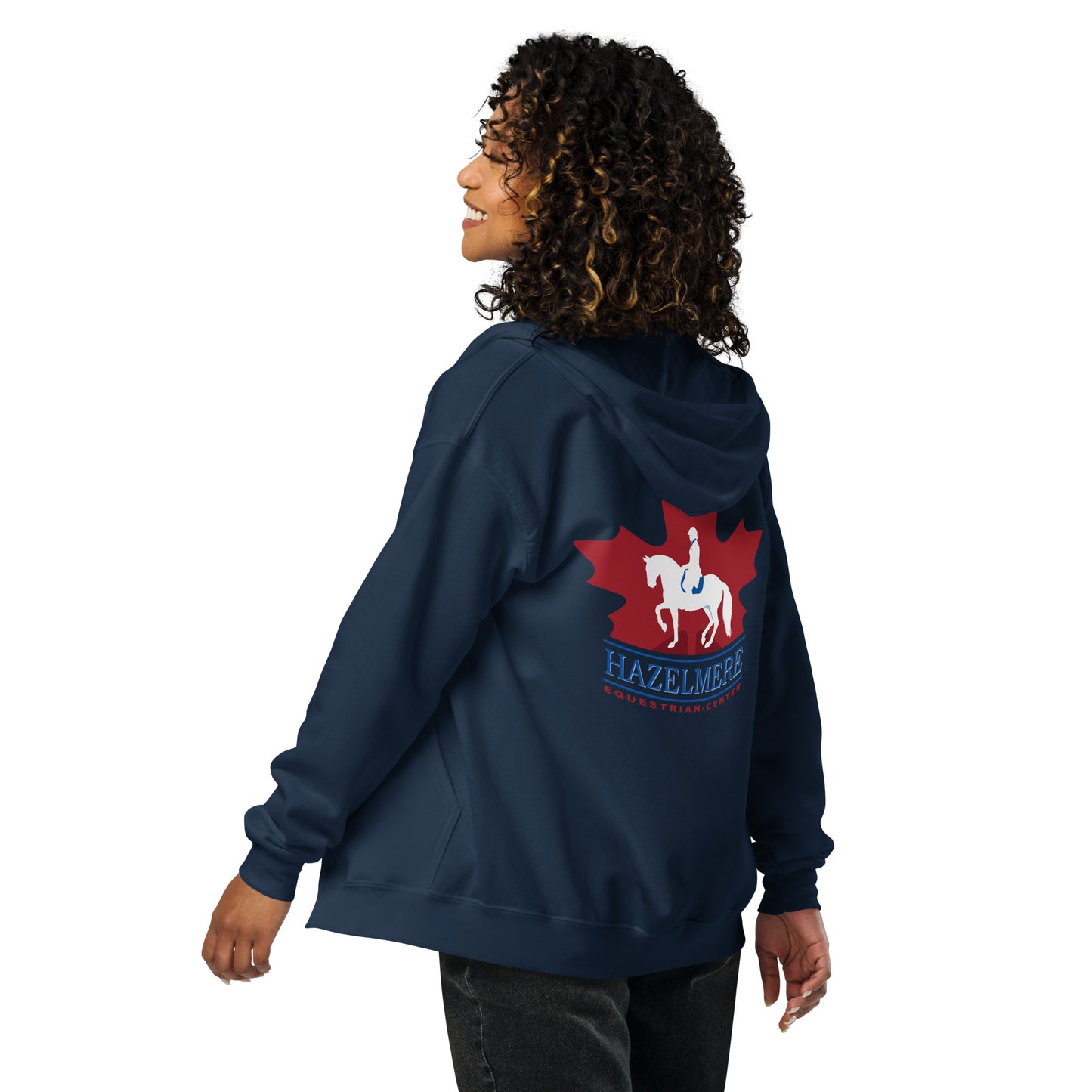 Hazelmere Equestrian Center Unisex Heavy Blend Zip Hoodie