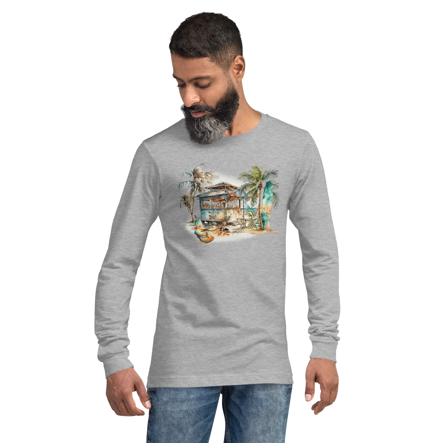 Beach Bar Unisex Long Sleeve Shirt