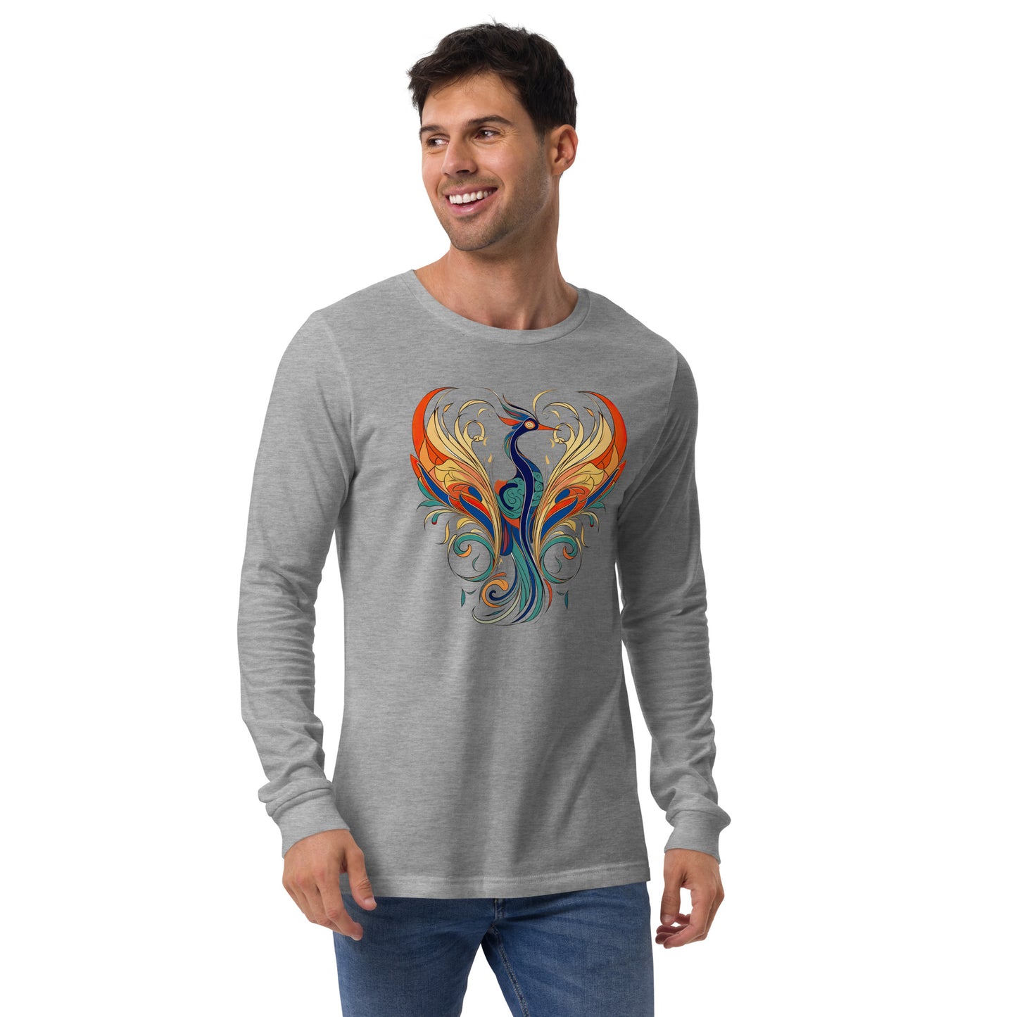 Rising Phoenix Unisex Long Sleeve Shirt