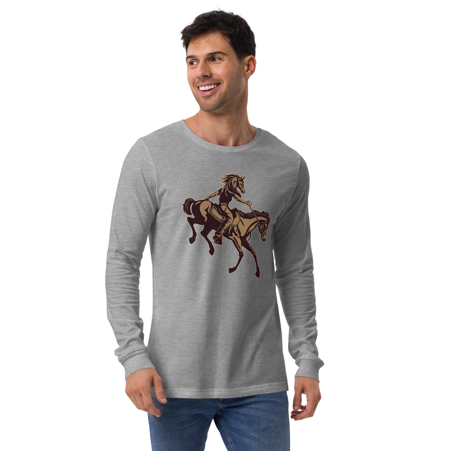 Horse-Man Unisex Long Sleeve Shirt