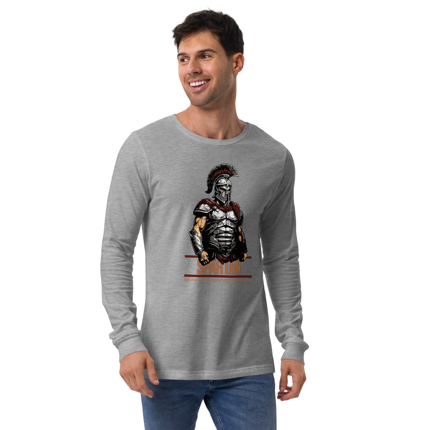 SPARTAN: Never Retreat, Never Surrender Unisex Long Sleeve Shirt