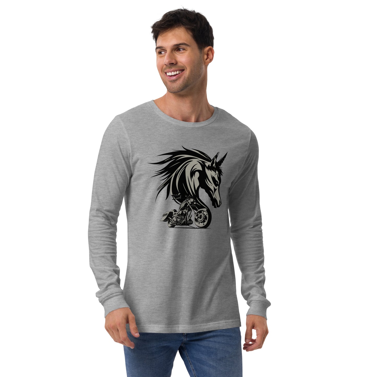 Spirit of a Steel Horse Unisex Long Sleeve Shirt