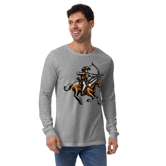 Cowboy Archer Unisex Long Sleeve Shirt