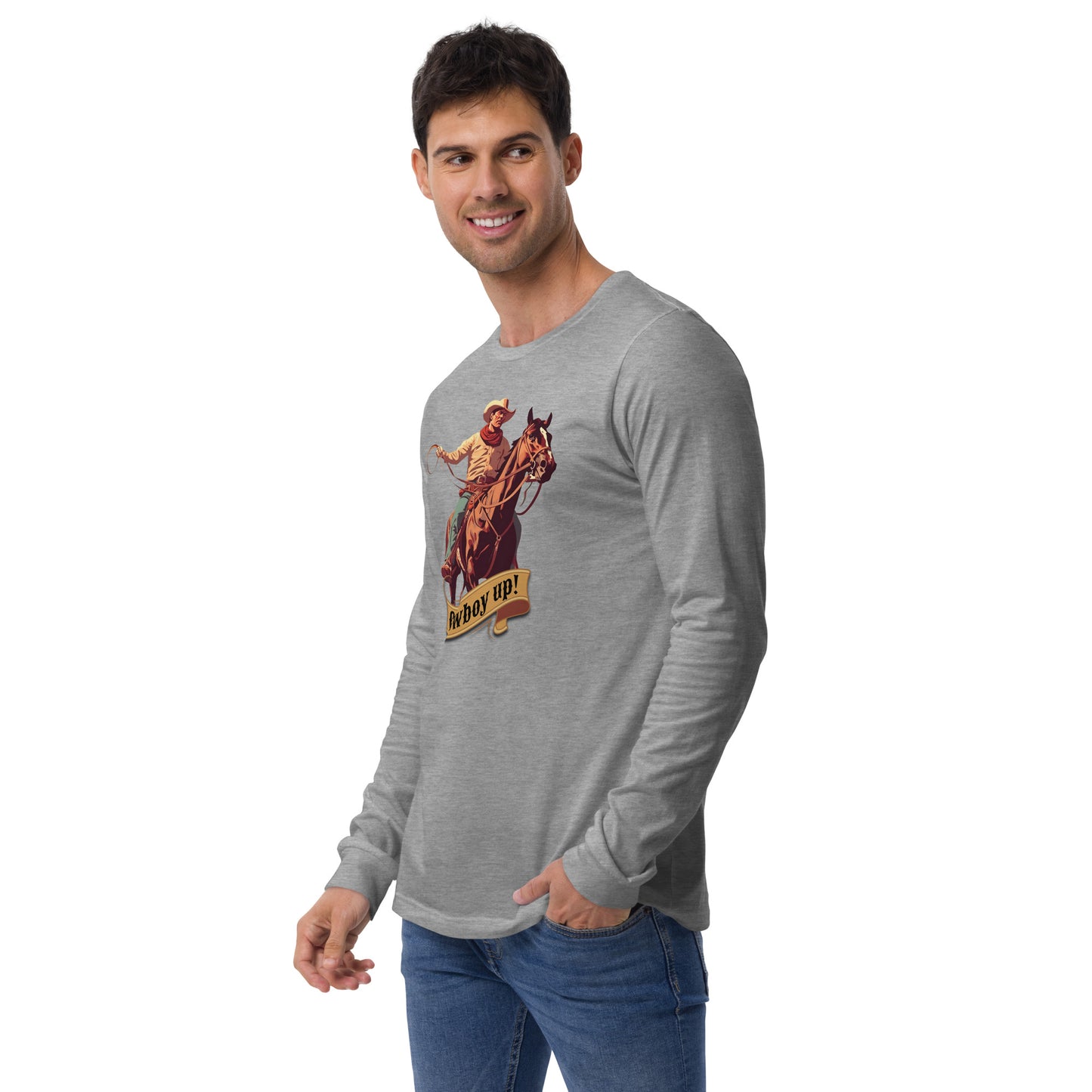 Cowboy Up! Unisex Long Sleeve Shirt