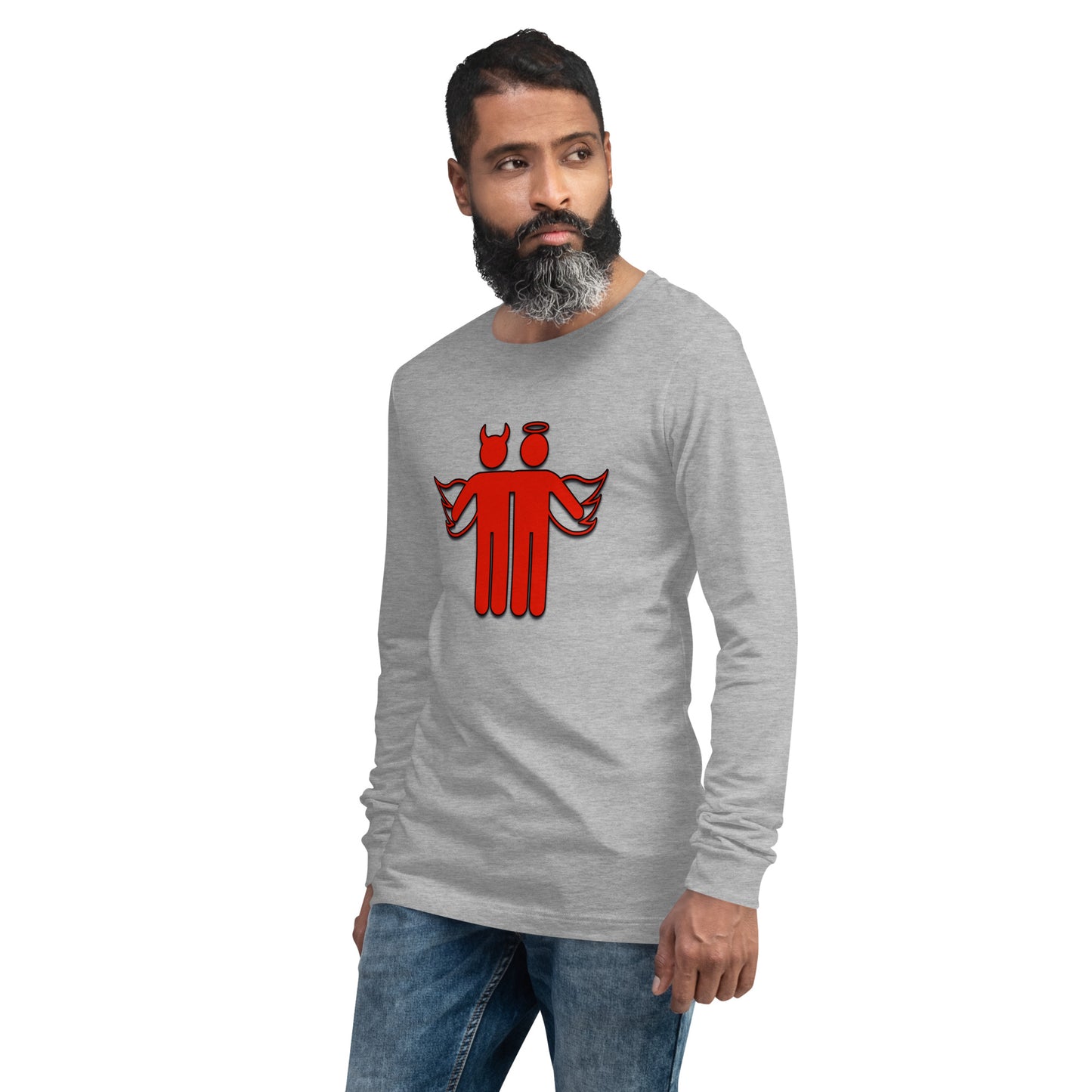 Devil & Angel Unisex Long Sleeve Shirt