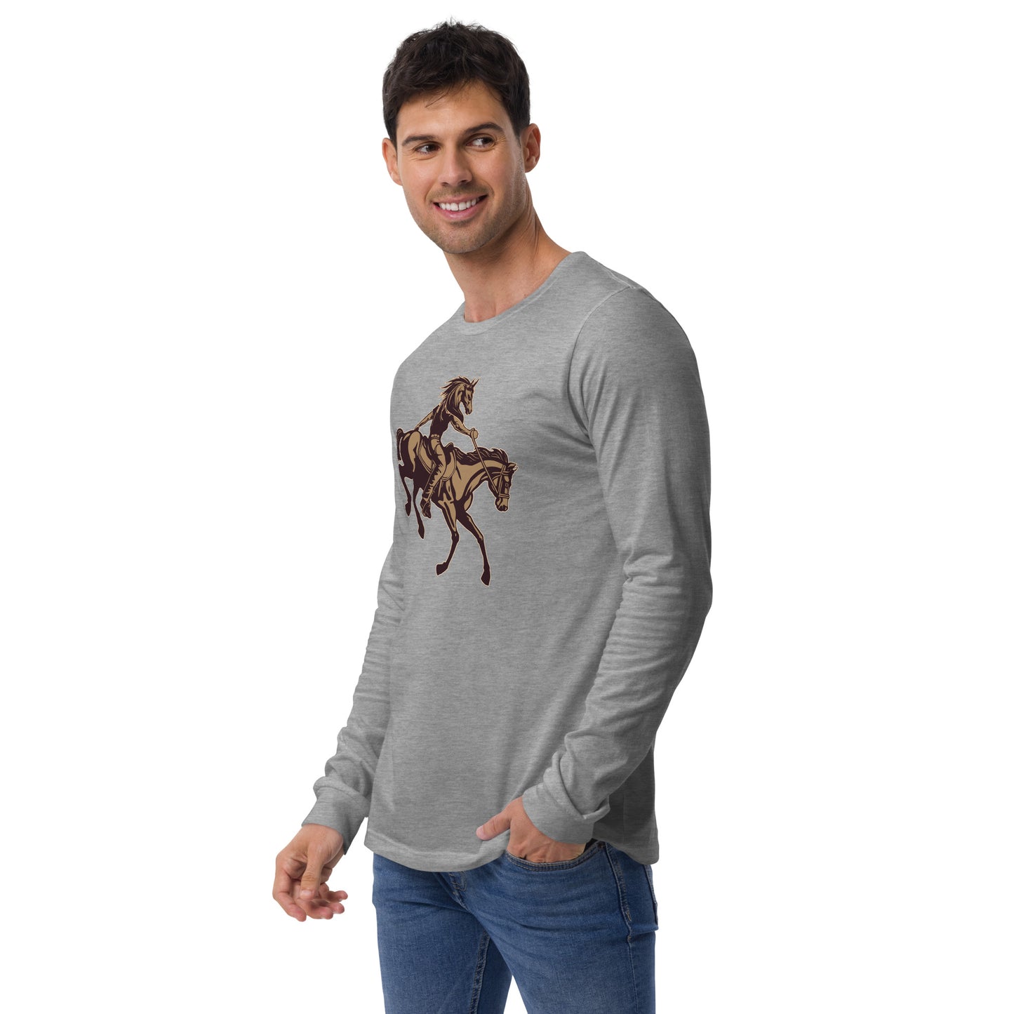 Horse-Man Unisex Long Sleeve Shirt