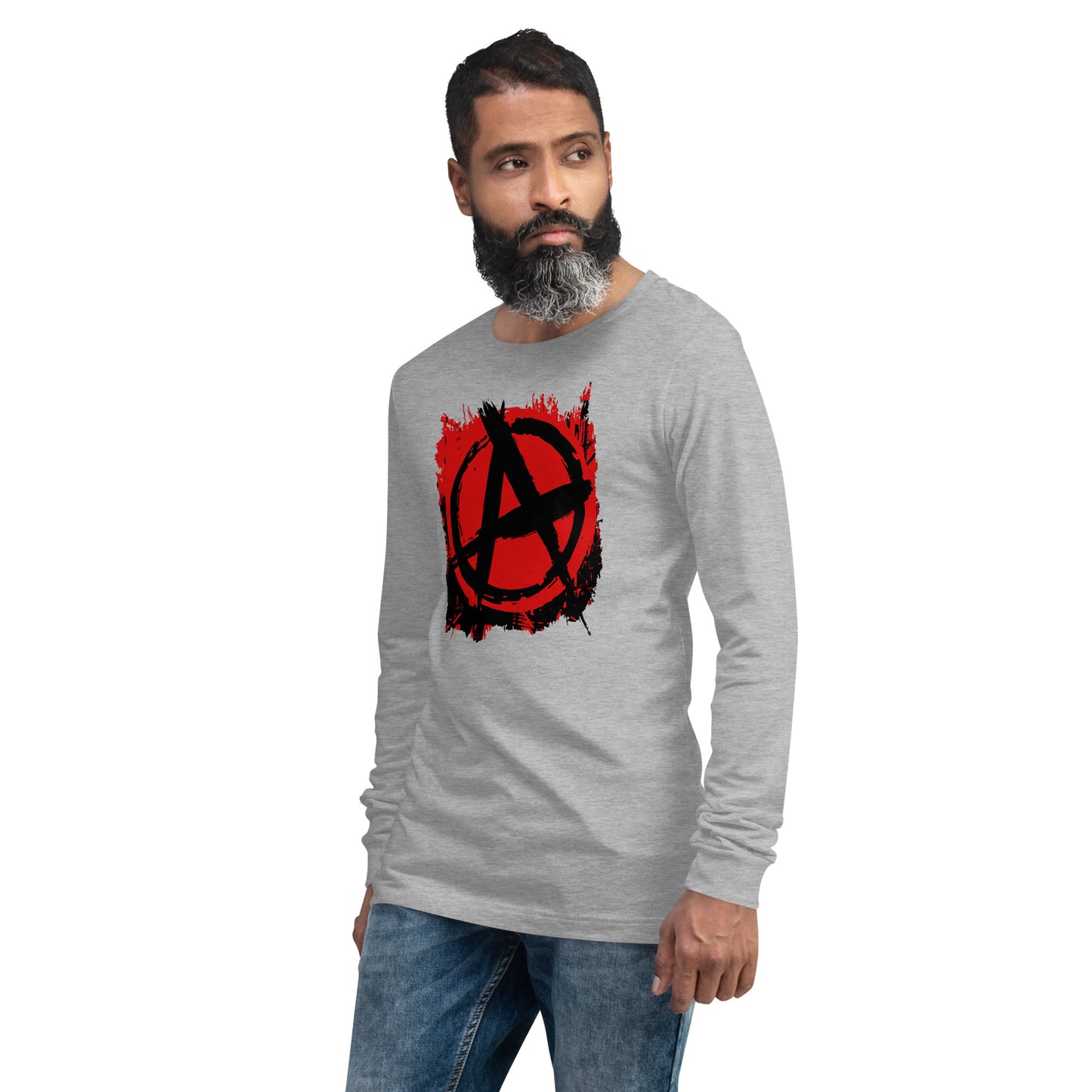 Anarchy Graffiti Unisex Long Sleeve Shirt