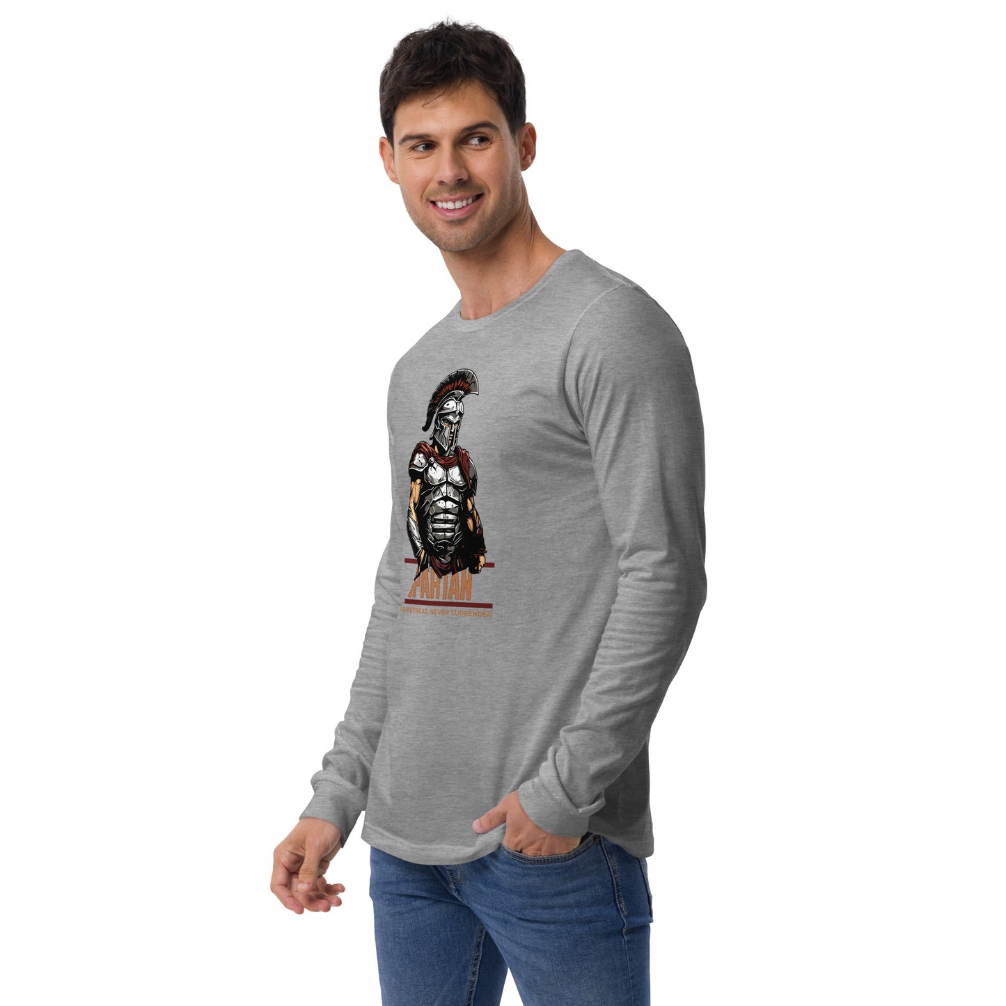 SPARTAN: Never Retreat, Never Surrender Unisex Long Sleeve Shirt