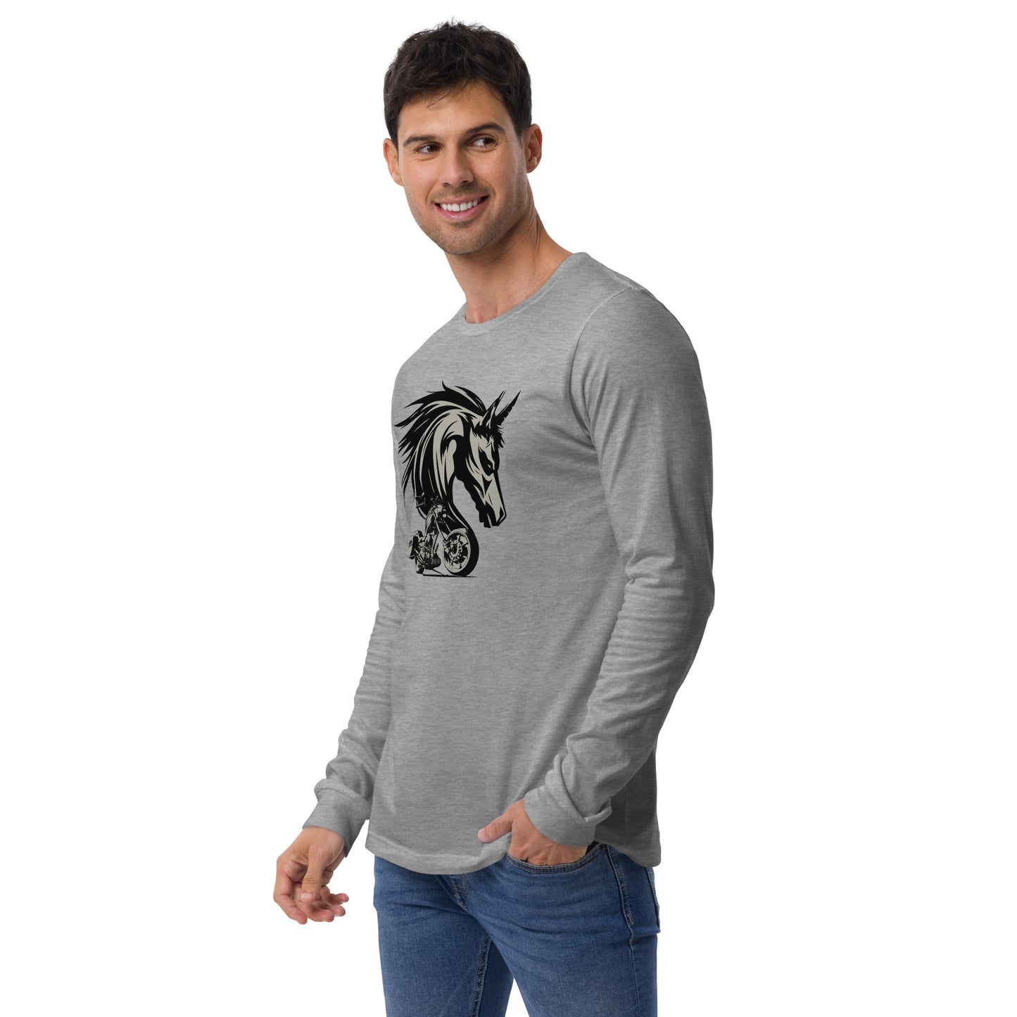 Spirit of a Steel Horse Unisex Long Sleeve Shirt