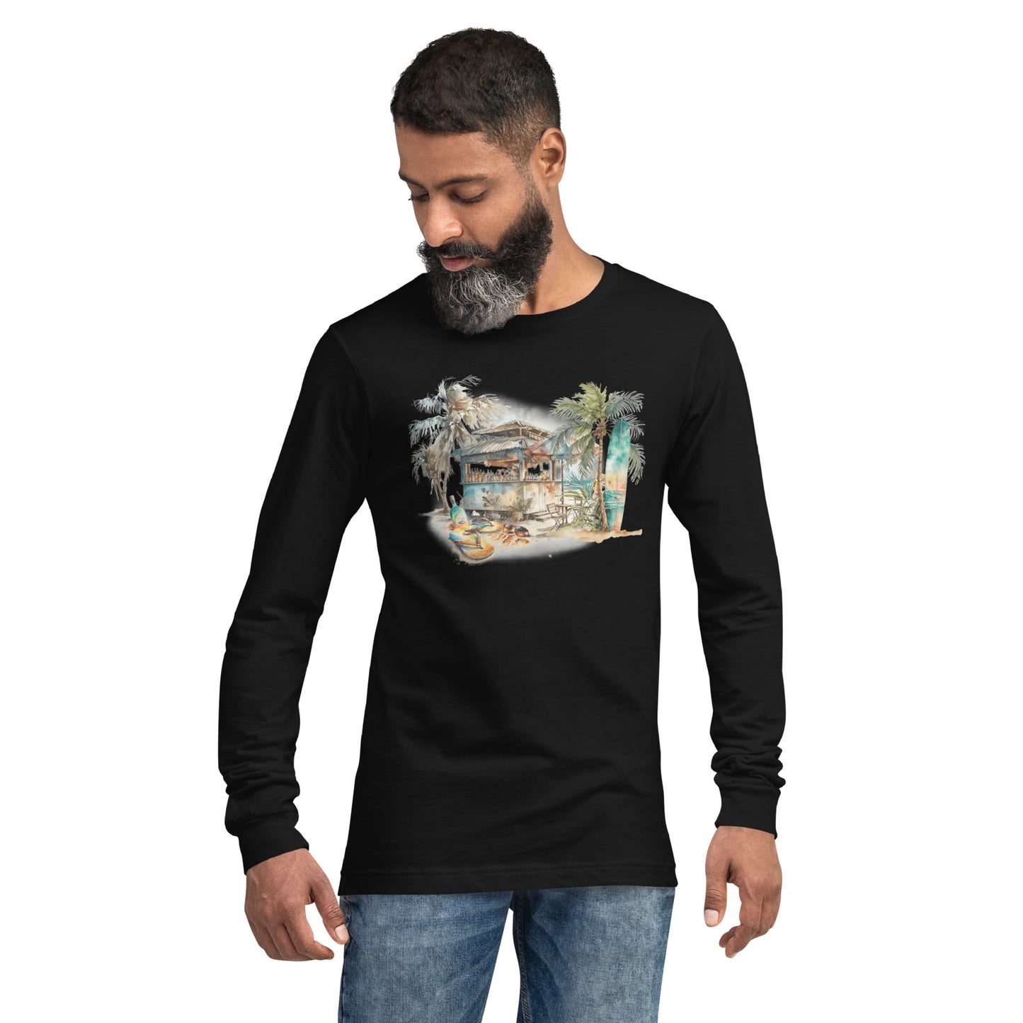 Beach Bar Unisex Long Sleeve Shirt