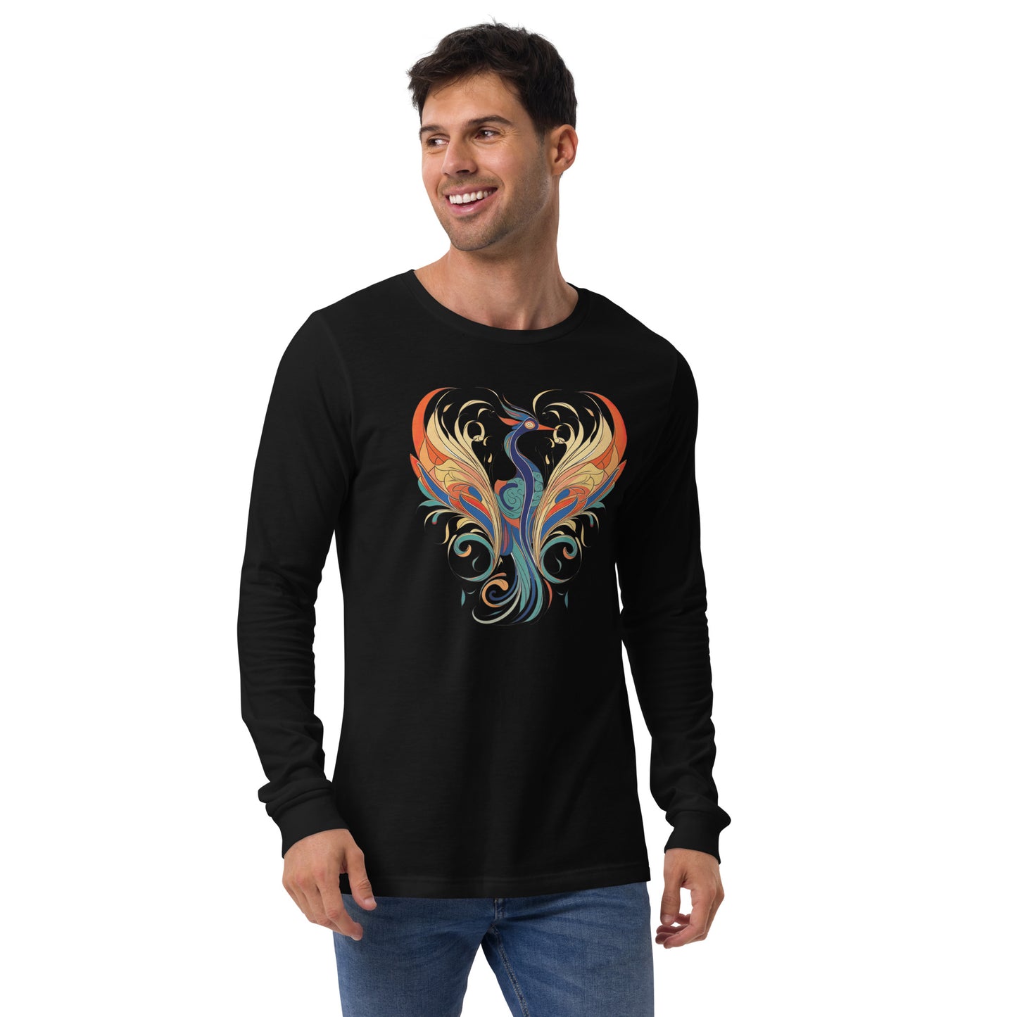 Rising Phoenix Unisex Long Sleeve Shirt