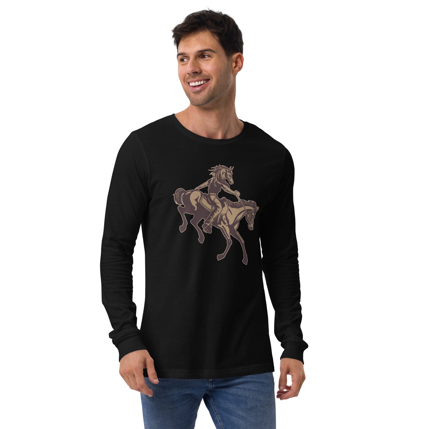 Horse-Man Unisex Long Sleeve Shirt