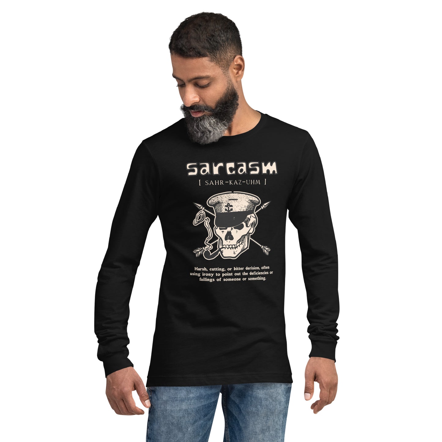 Sarcasm Definition Unisex Long Sleeve Shirt