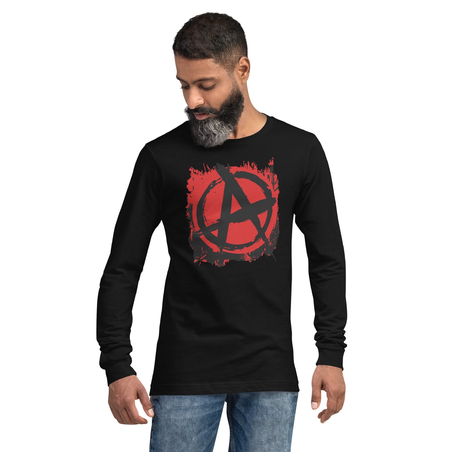 Anarchy Graffiti Unisex Long Sleeve Shirt