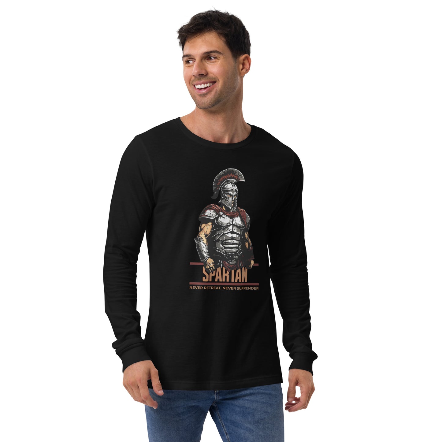 SPARTAN: Never Retreat, Never Surrender Unisex Long Sleeve Shirt