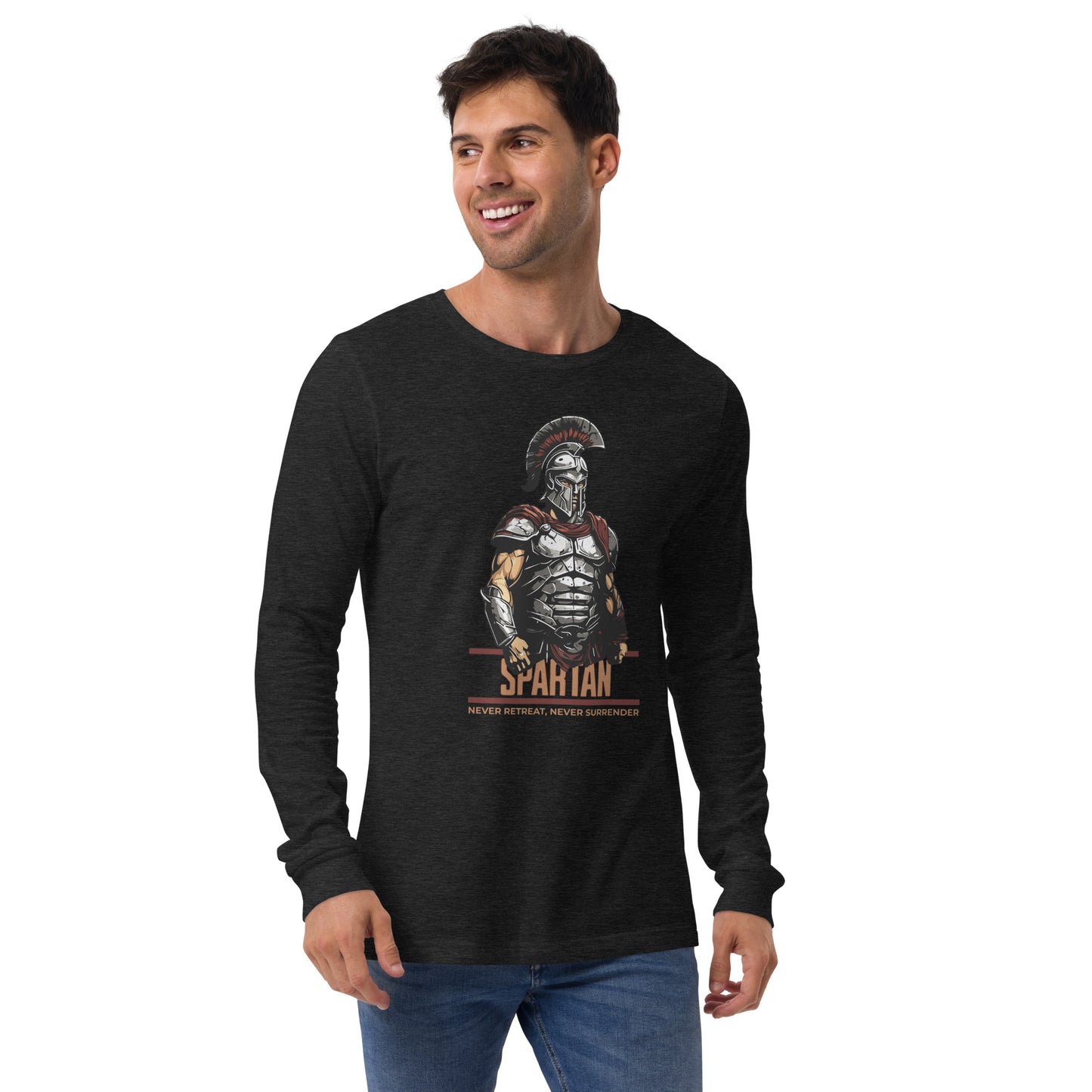 SPARTAN: Never Retreat, Never Surrender Unisex Long Sleeve Shirt