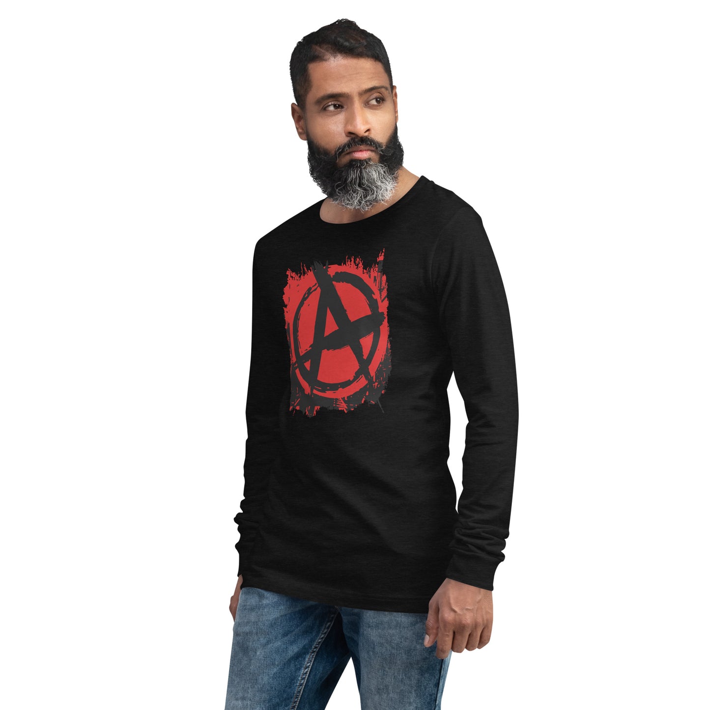 Anarchy Graffiti Unisex Long Sleeve Shirt