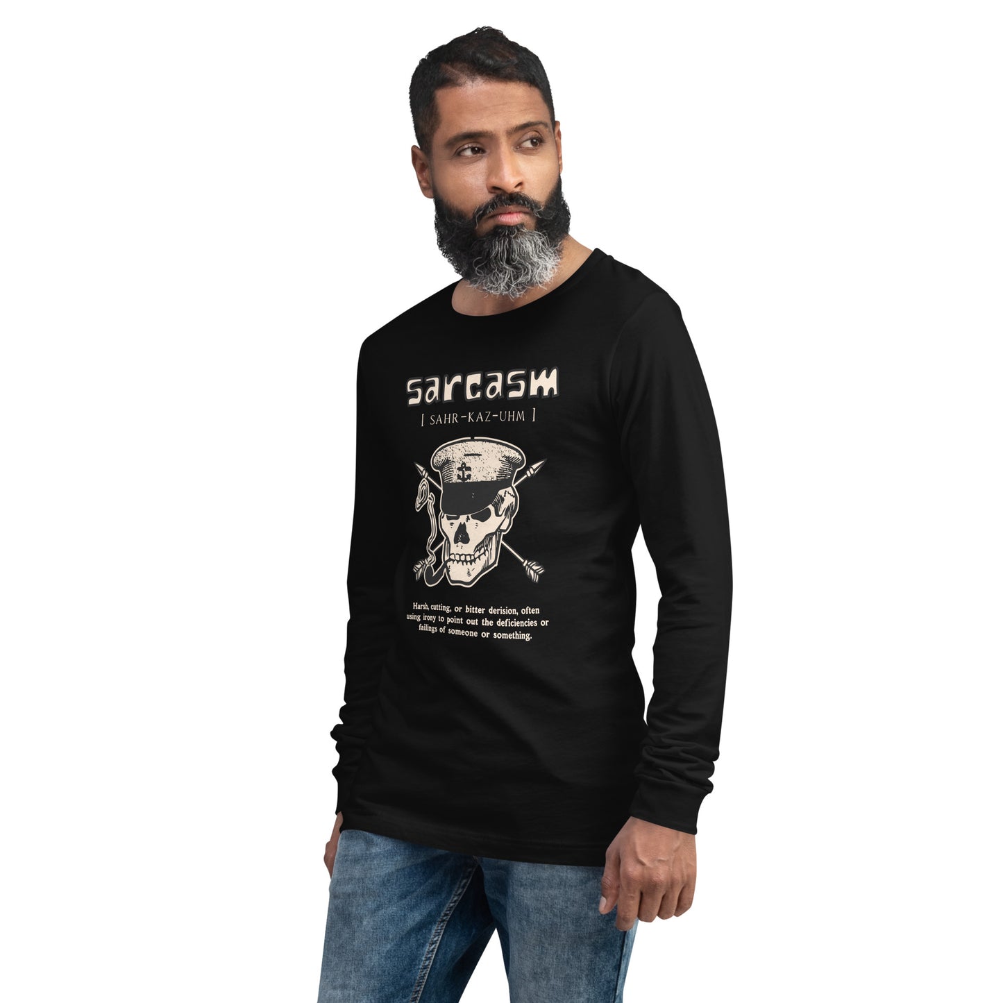 Sarcasm Definition Unisex Long Sleeve Shirt