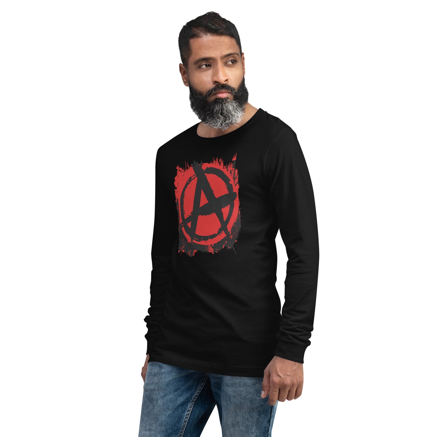 Anarchy Graffiti Unisex Long Sleeve Shirt