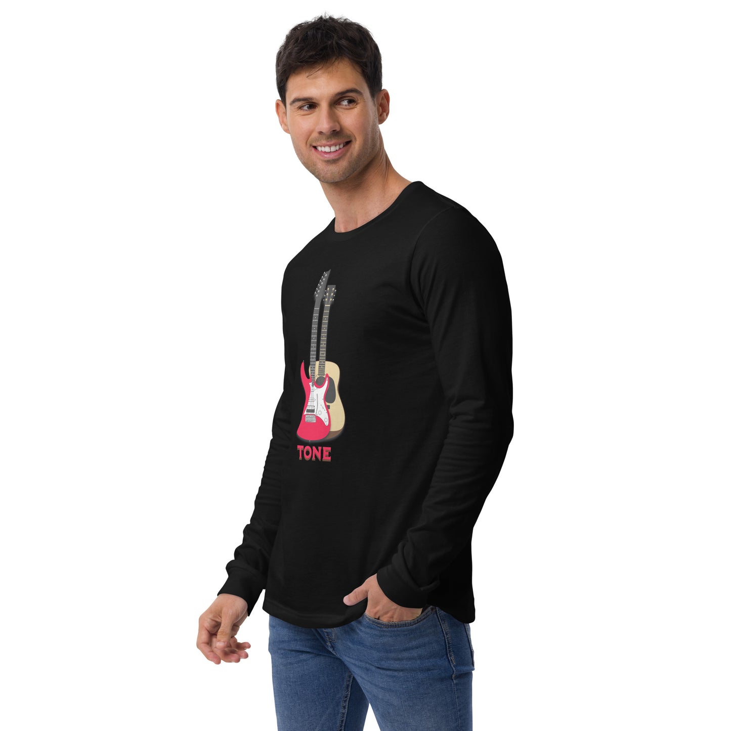 Two Tone Guitars Unisex Long Sleeve Shirt