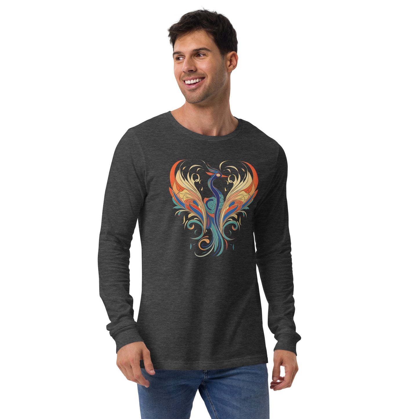 Rising Phoenix Unisex Long Sleeve Shirt