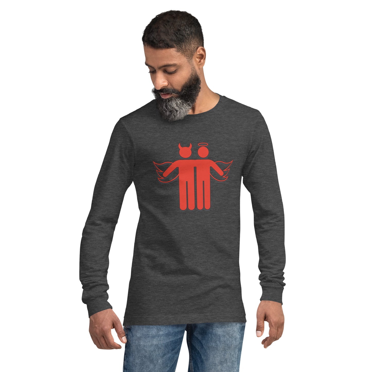 Devil & Angel Unisex Long Sleeve Shirt