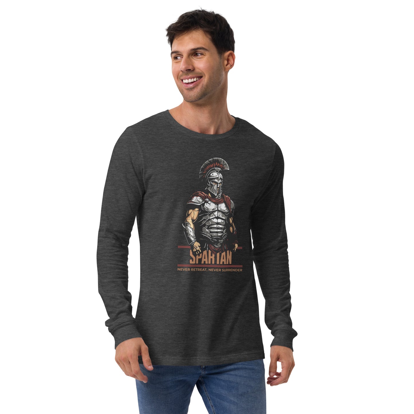 SPARTAN: Never Retreat, Never Surrender Unisex Long Sleeve Shirt