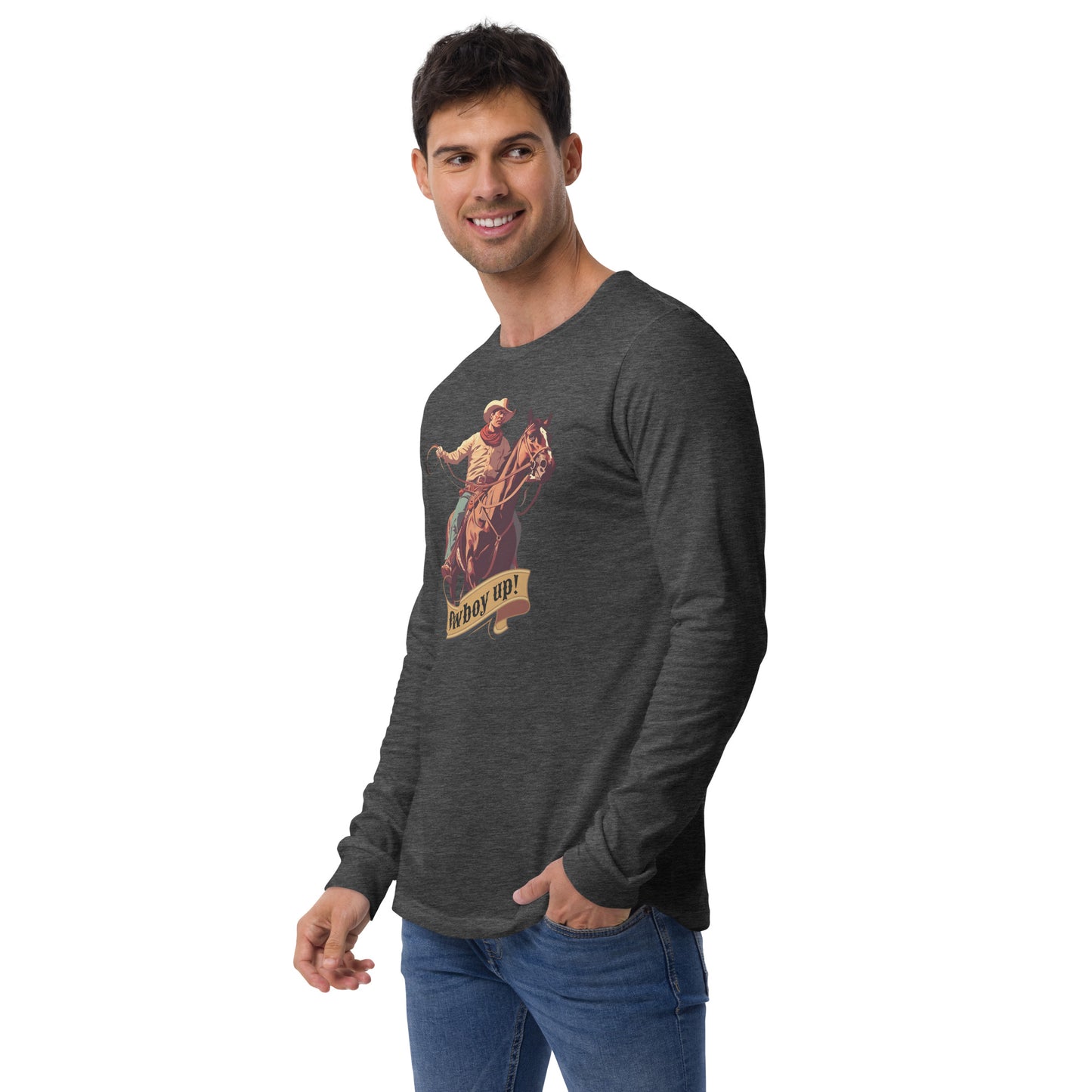 Cowboy Up! Unisex Long Sleeve Shirt