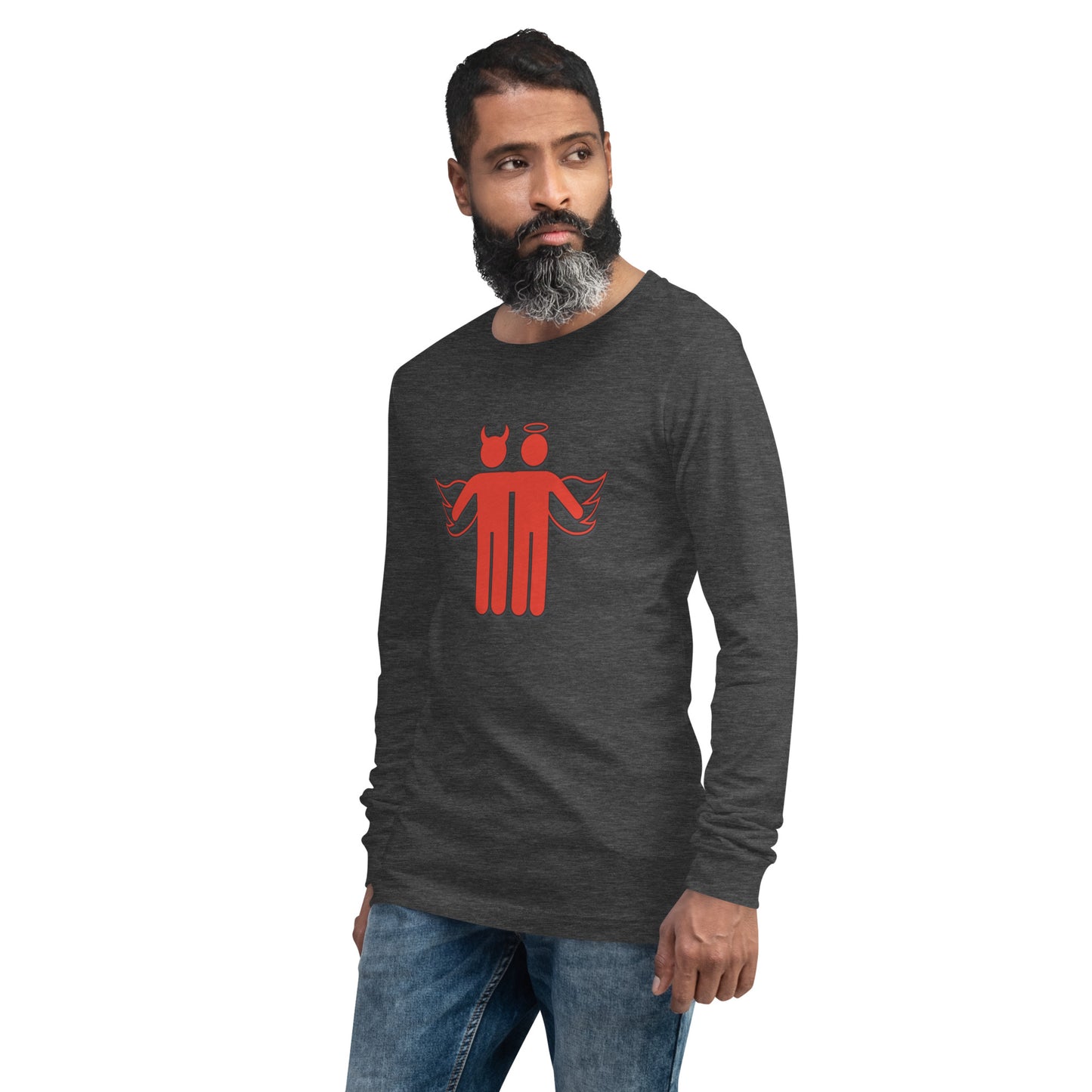 Devil & Angel Unisex Long Sleeve Shirt