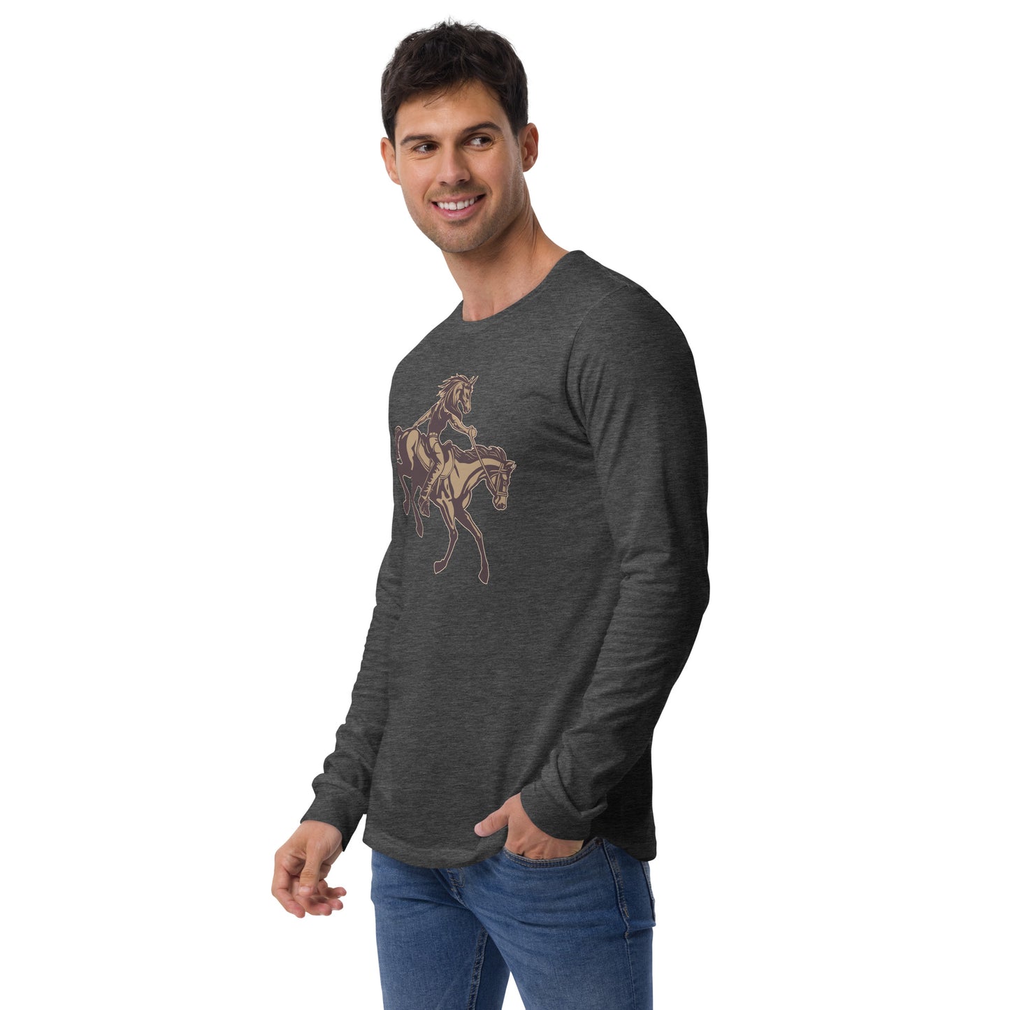 Horse-Man Unisex Long Sleeve Shirt